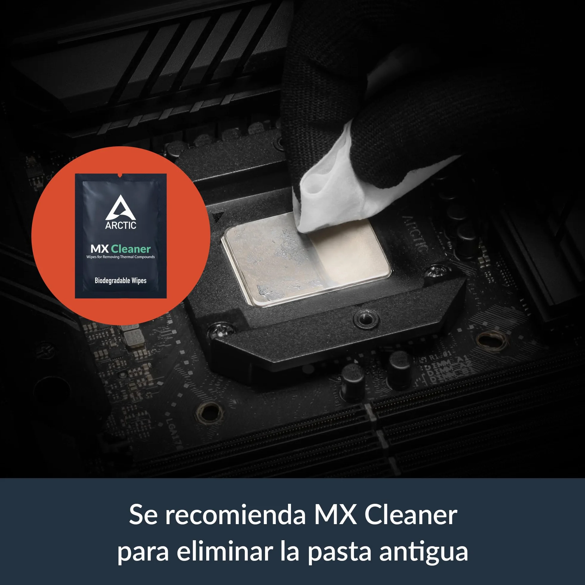ARCTIC MX-7 Pasta térmica de alto rendimiento 4 g con MX-Cleaner para CPU GPU consolas portátiles