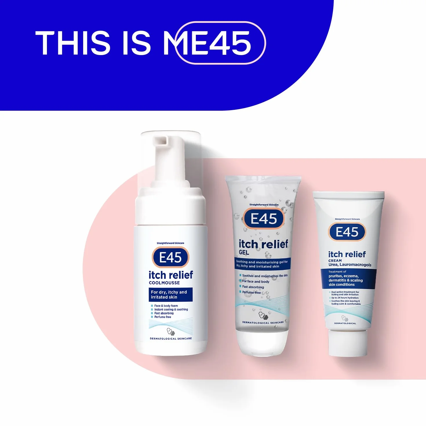 E45 Coolmousse Alivio Picor 100ml Espuma facial corporal piel irritada seca