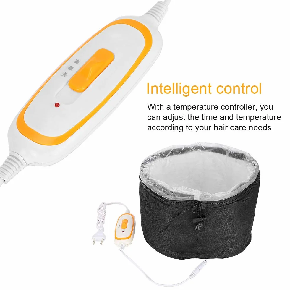 Gorro de Calentamiento Eléctrico para el Cabello, Vaporizador, Secador de Pelo, Tratamiento Térmico