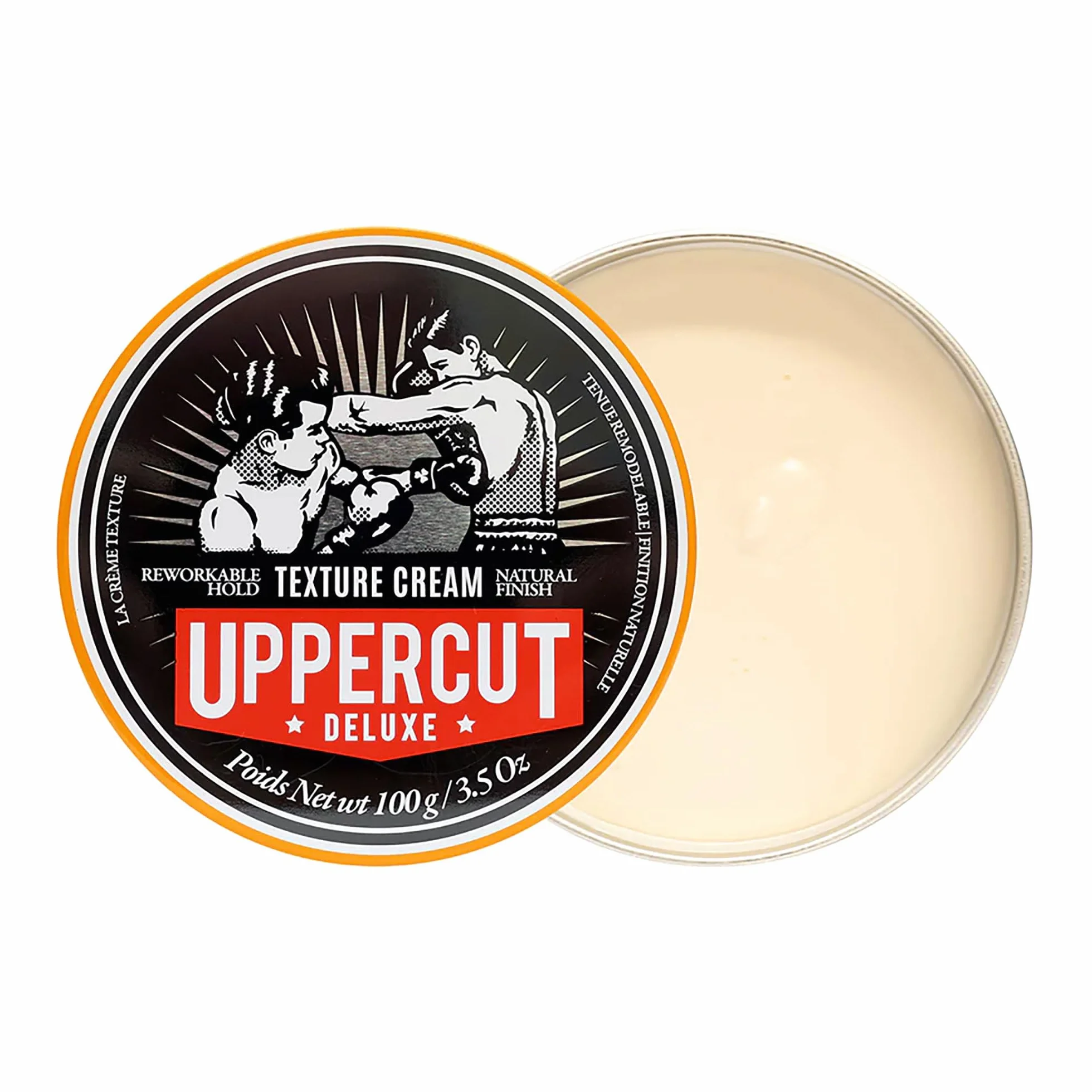 Uppercut Deluxe Texture Cream 100g Crema de Peinado para Hombres Fijación Remodelable