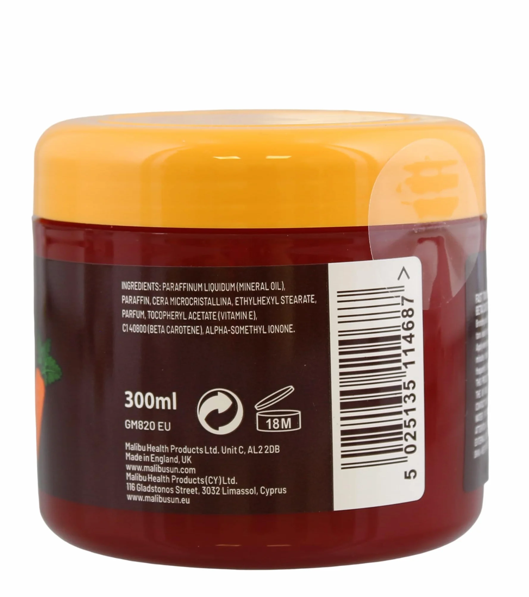 Malibu Crema bronceadora para bronceado rápido 300 ml