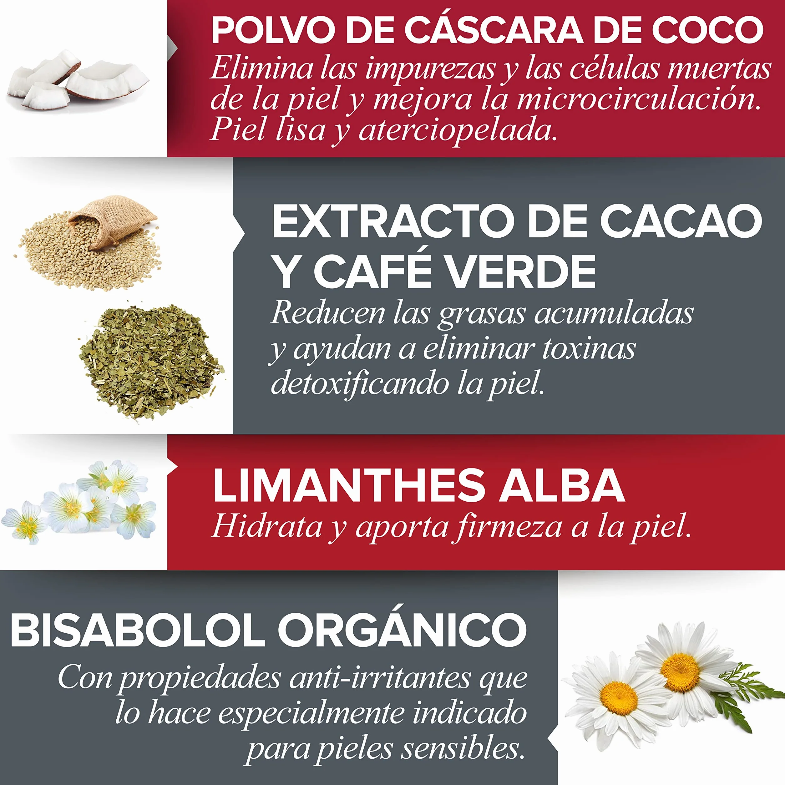 Elifexir Cacao Sense Exfoliante Corporal Reductor y Reafirmante 200 ml