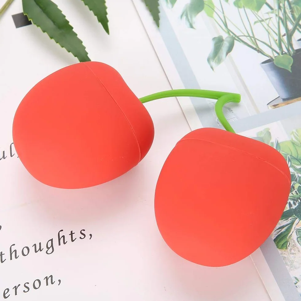 Mejorador de volumen de labios de silicona en forma de cereza dispositivo de aumento labial herramienta de belleza para mujeres