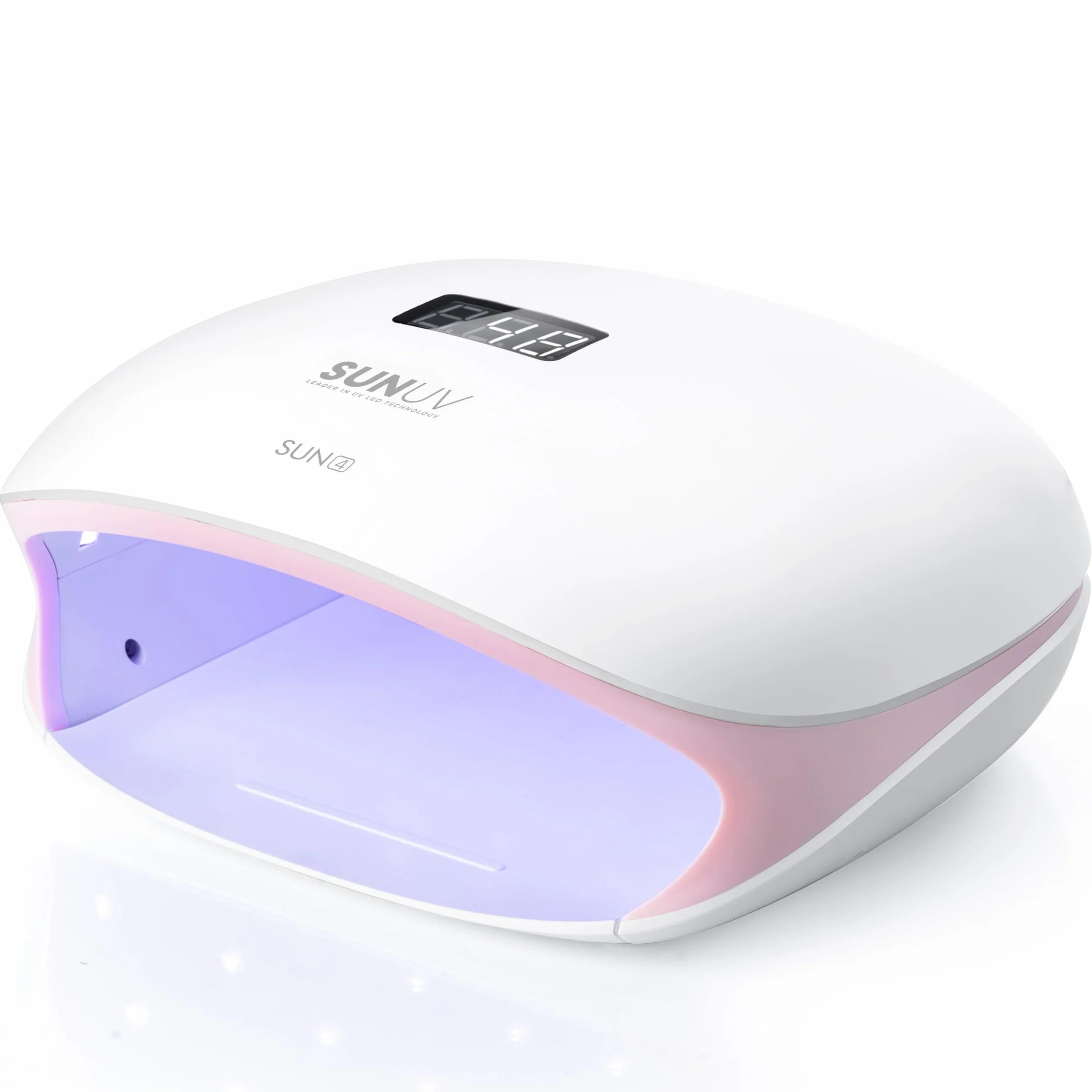 SUNUV Lámpara Led Uñas Secador UV de Uñas para Gel de Uñas con Temporizadores, Pantalla LCD para Hogar y Salón de Belleza