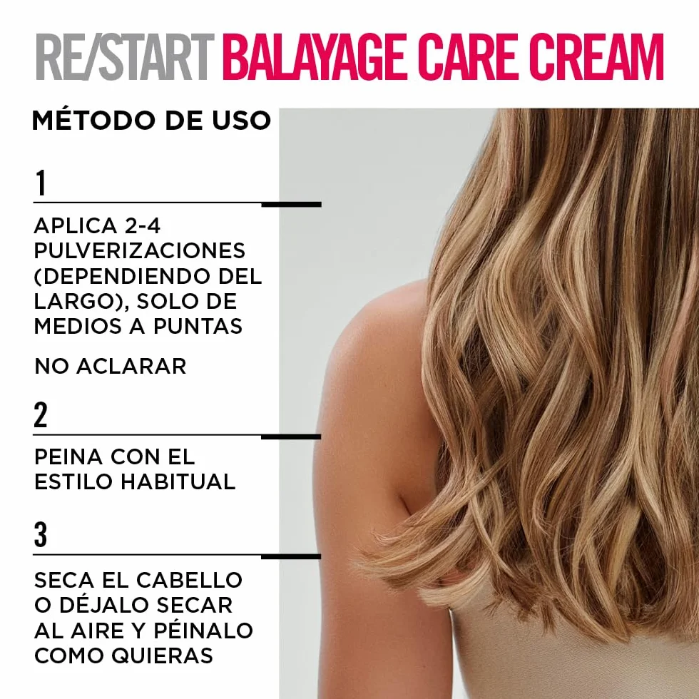 REVLON PROFESSIONAL RE/START COLOR Balayage Care Cream 150ml Sin Aclarado Protector del Calor
