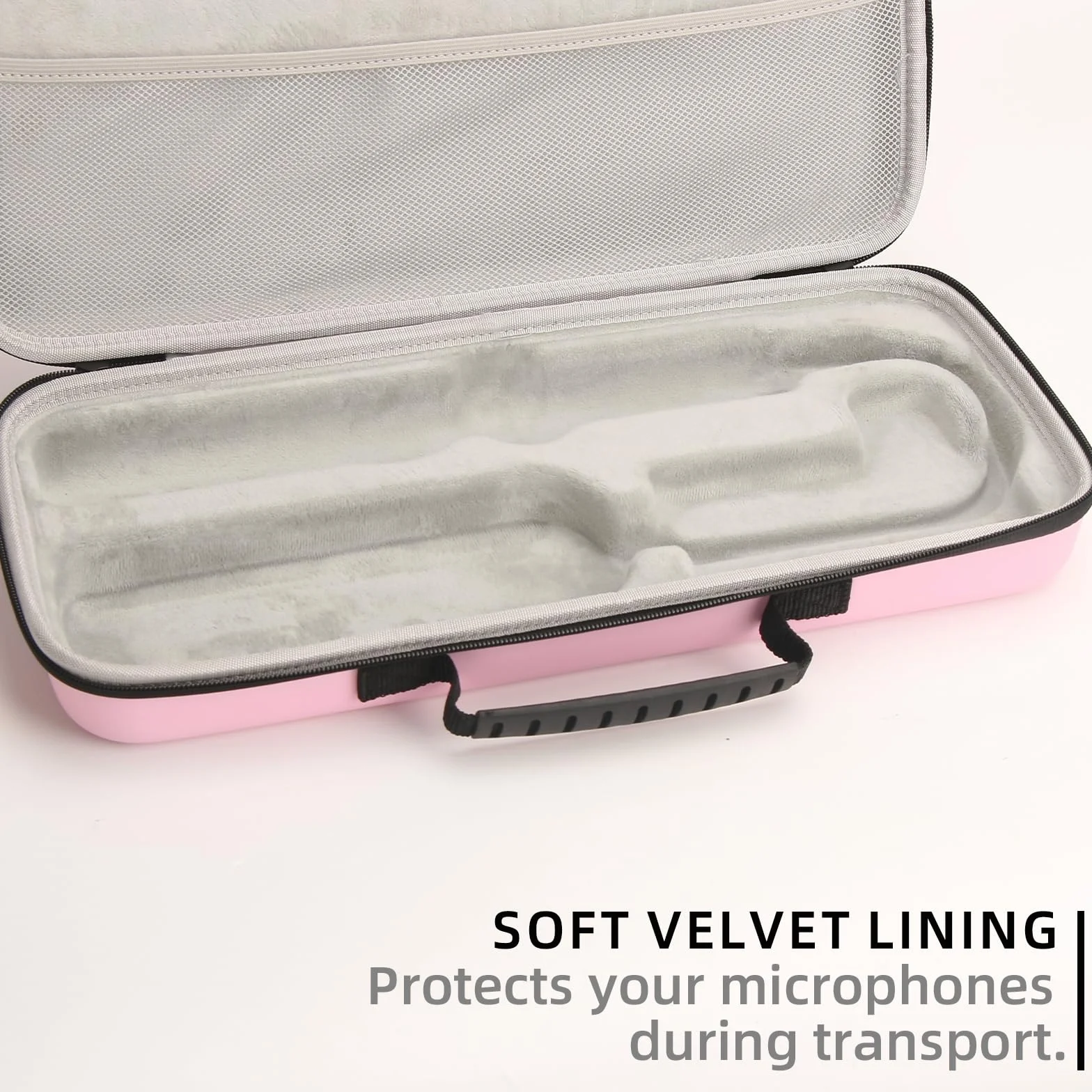 Funda rígida de viaje de poliuretano para alisador Dyson Airstrait HT01 y fuente de alimentación, impermeable, a prueba de golpes, funda de transporte de almacenamiento (rosa)