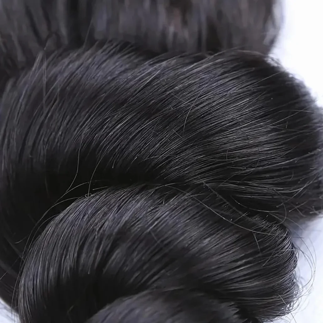 Extensiones de pelo humano sin procesar, extensiones de pelo humano sin procesar, doble trama #1B, color negro natural, 3 paquetes por paquete, 150 g, 16, 18 y 20 pulgadas