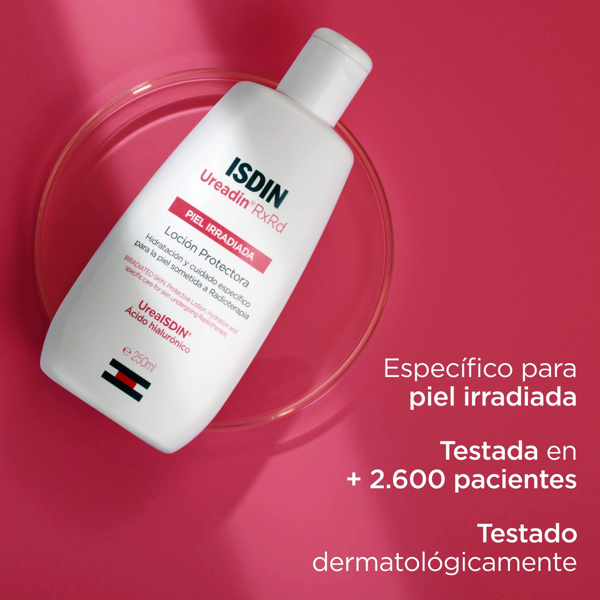 ISDIN UreadinRX RD Loción Protectora 250 ml Piel Irradiada Alivio Protección Radioterapia Urea