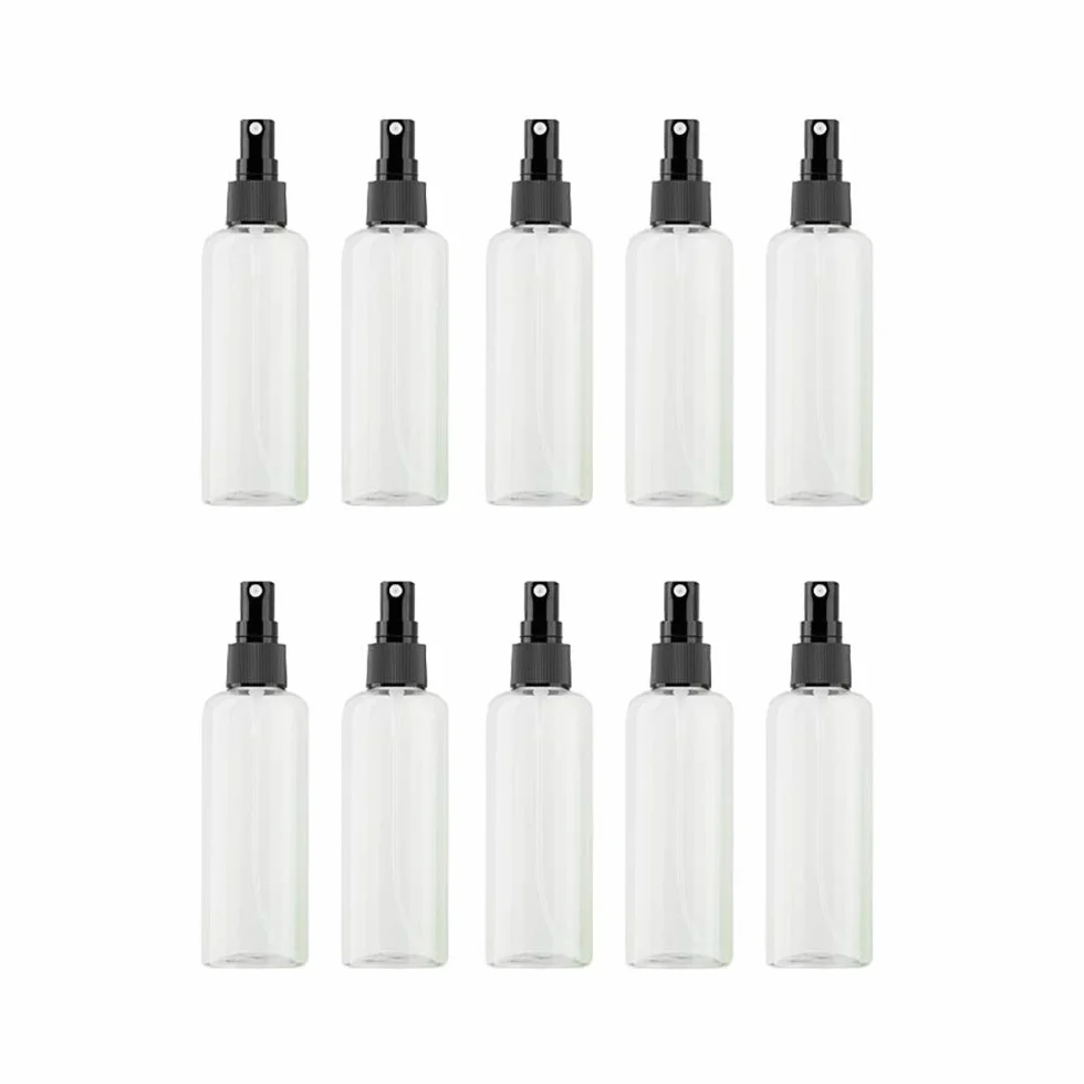 Plástico Botella Pulverizador 100 ml Fina Niebla Atomizador Viaje Set Recargable Blanco