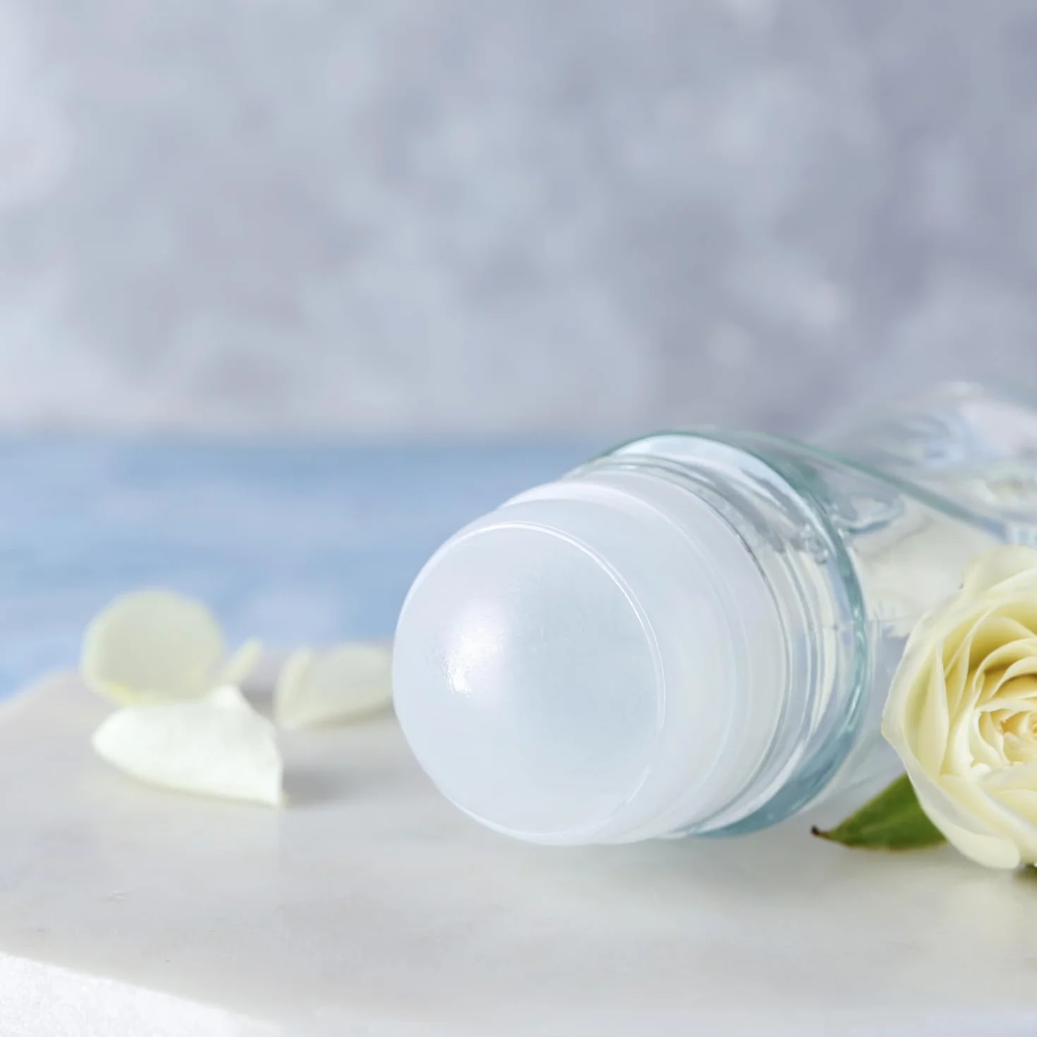 Essenciales Envase Roll On Rellenable 50 ml 2 Botes de Cristal sin fugas