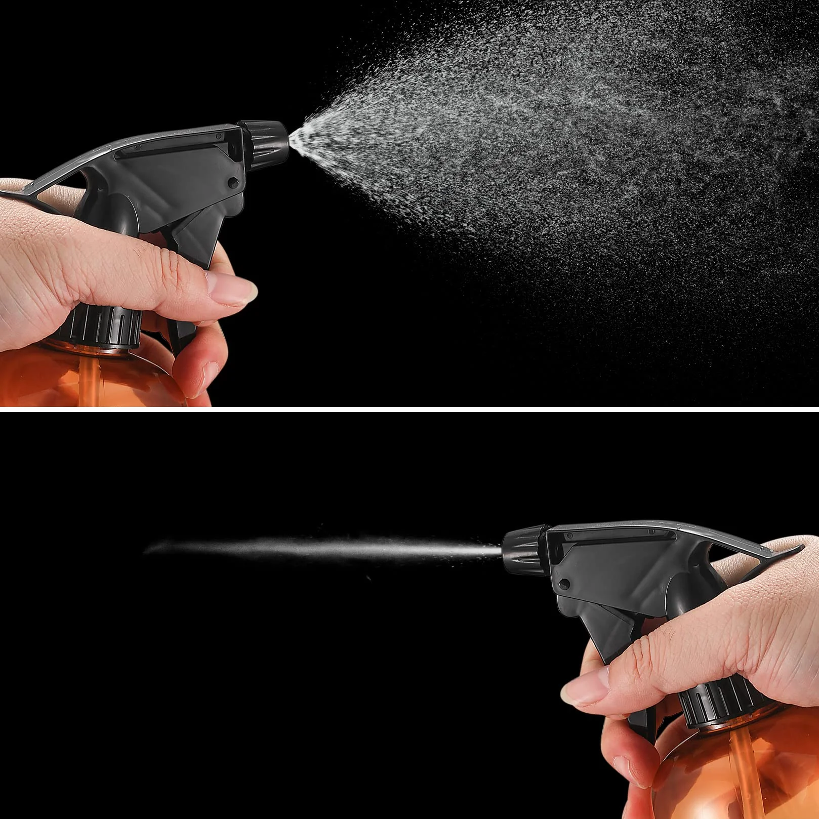 Botellas de Spray Vacías 500ml 3 Piezas, Pulverizador de Plástico Reutilizable para Plantas Jardín