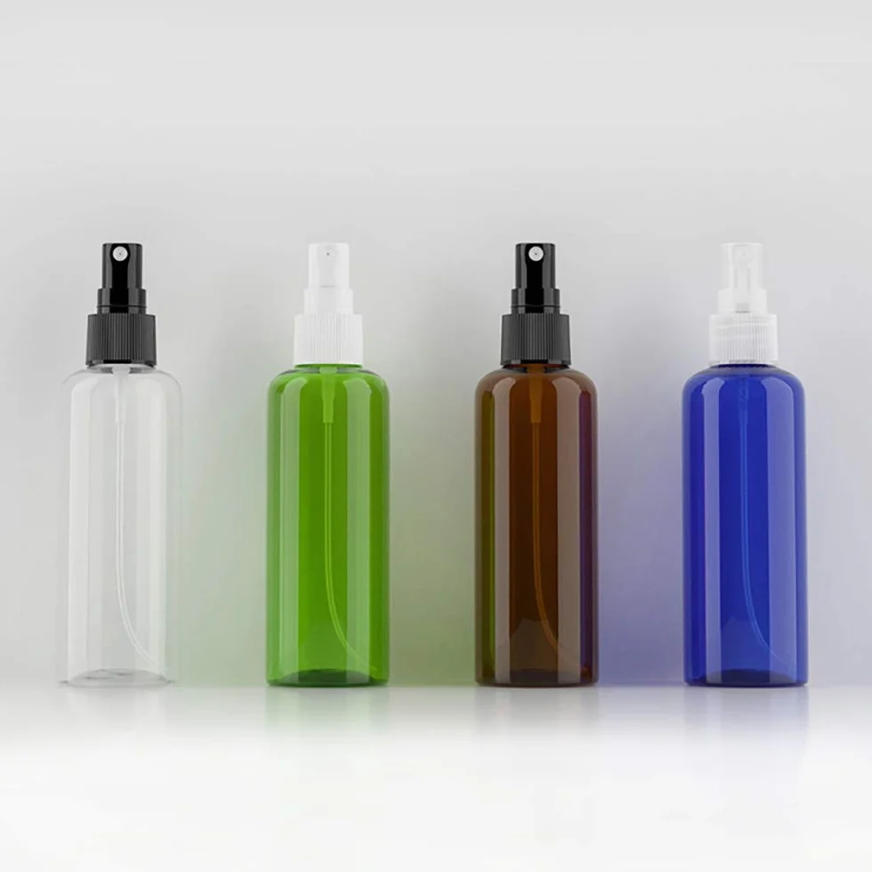 Plástico Botella Pulverizador 100 ml Fina Niebla Atomizador Viaje Set Recargable Blanco