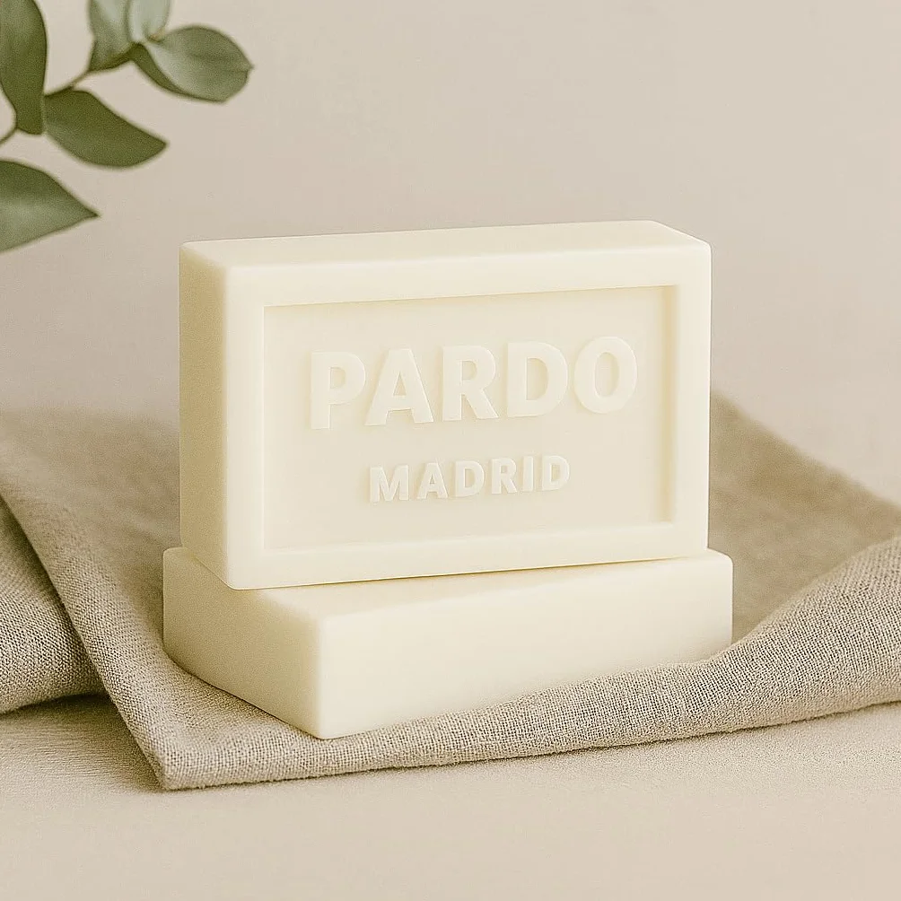 Pardo Jabón en Pastilla Blanco 150g Pack 2 – Limpieza Suave y Tradicional para Manos y Ropa