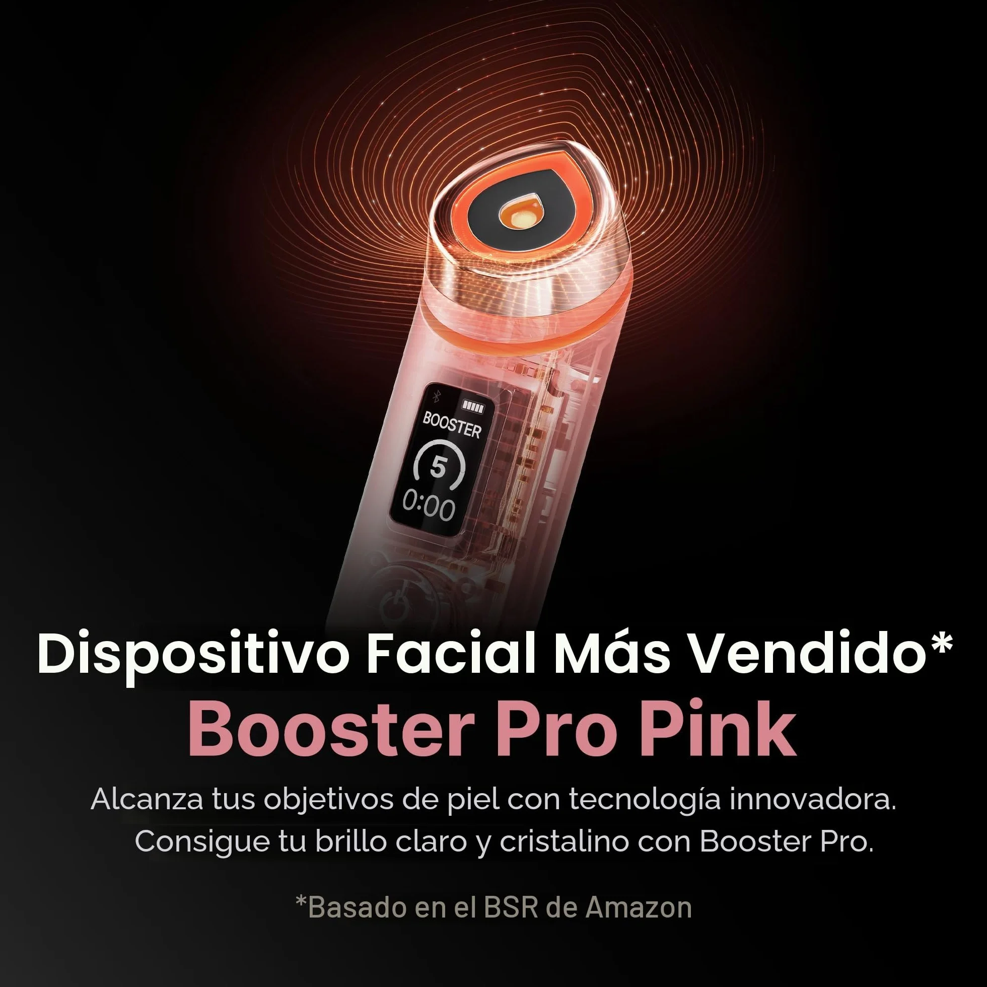Medicube AGE-R Booster Pro Pink Dispositivo de Belleza 6 en 1 para Glass Skin Cuidado de la Piel Coreano