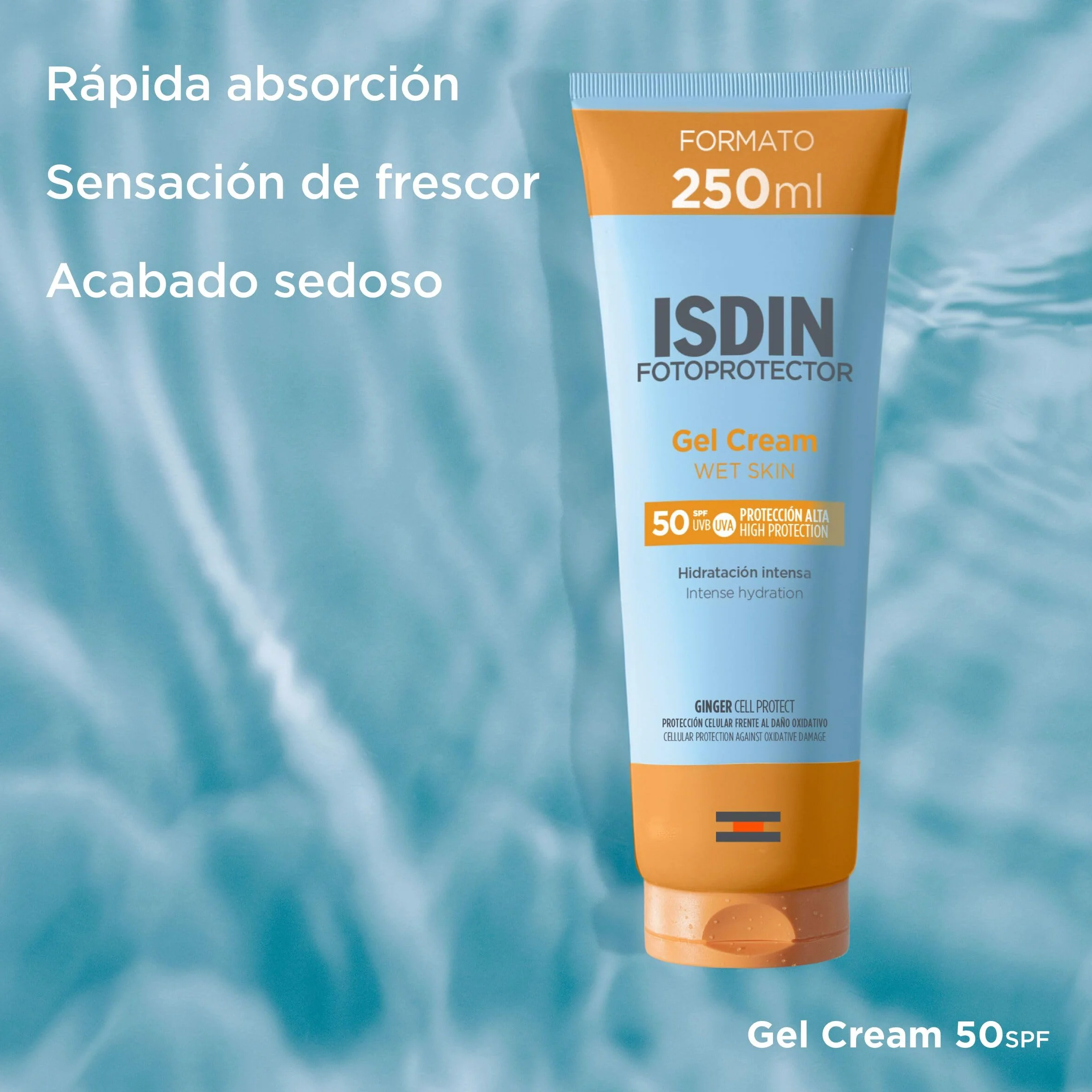 ISDIN Fotoprotector Gel Cream SPF 50 250 ml Crema Solar Corporal