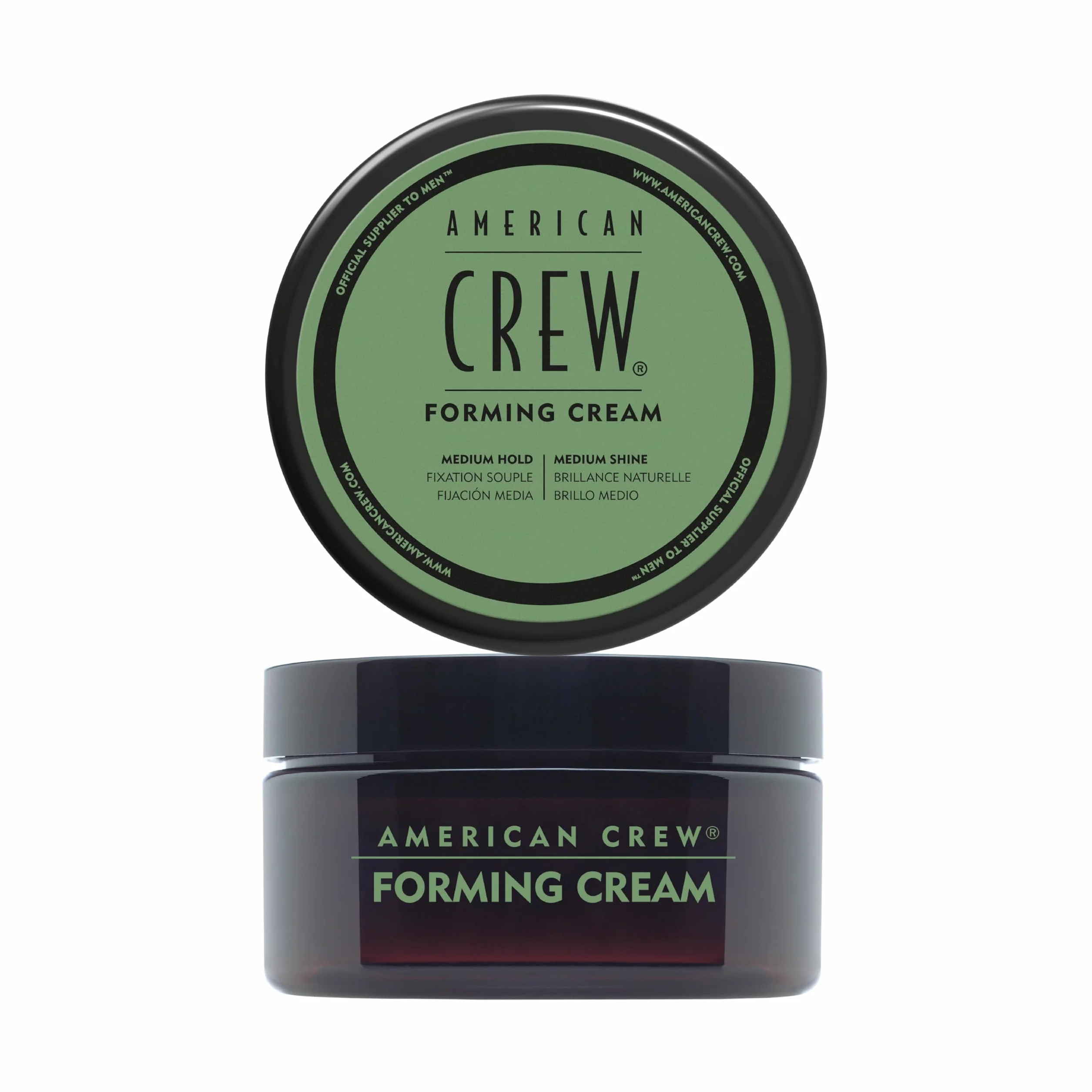 American Crew Forming Cream Cera para el Pelo Fijación Brillo Medio 85 g Paquete de 2