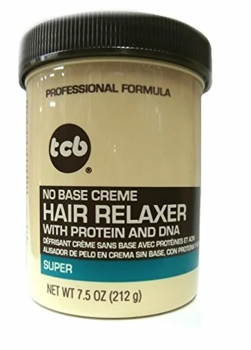 TCB No Base Hair Relaxer Super 212 g Crema relajante