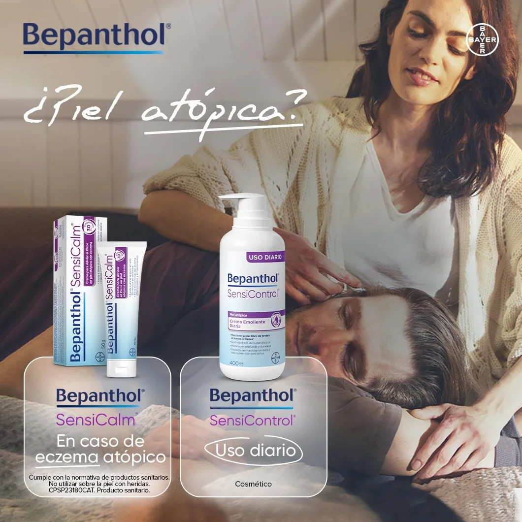 Bepanthol Derma SensiCalm Crema para Picor y Enrojecimiento Cutáneo, 20 g