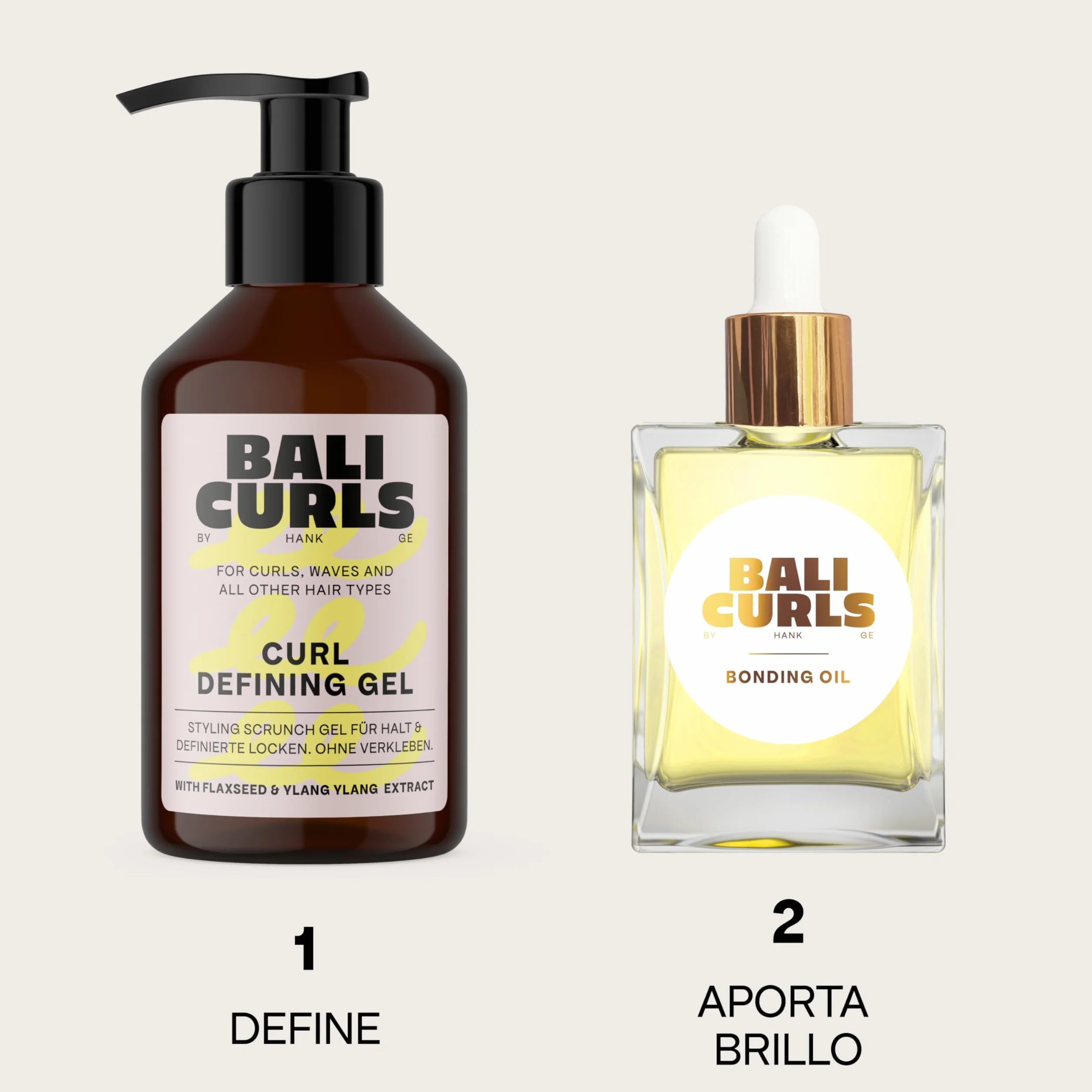BALI CURLS Gel Definidor de Rizos con Linaza y Ylang Ylang - 150ml