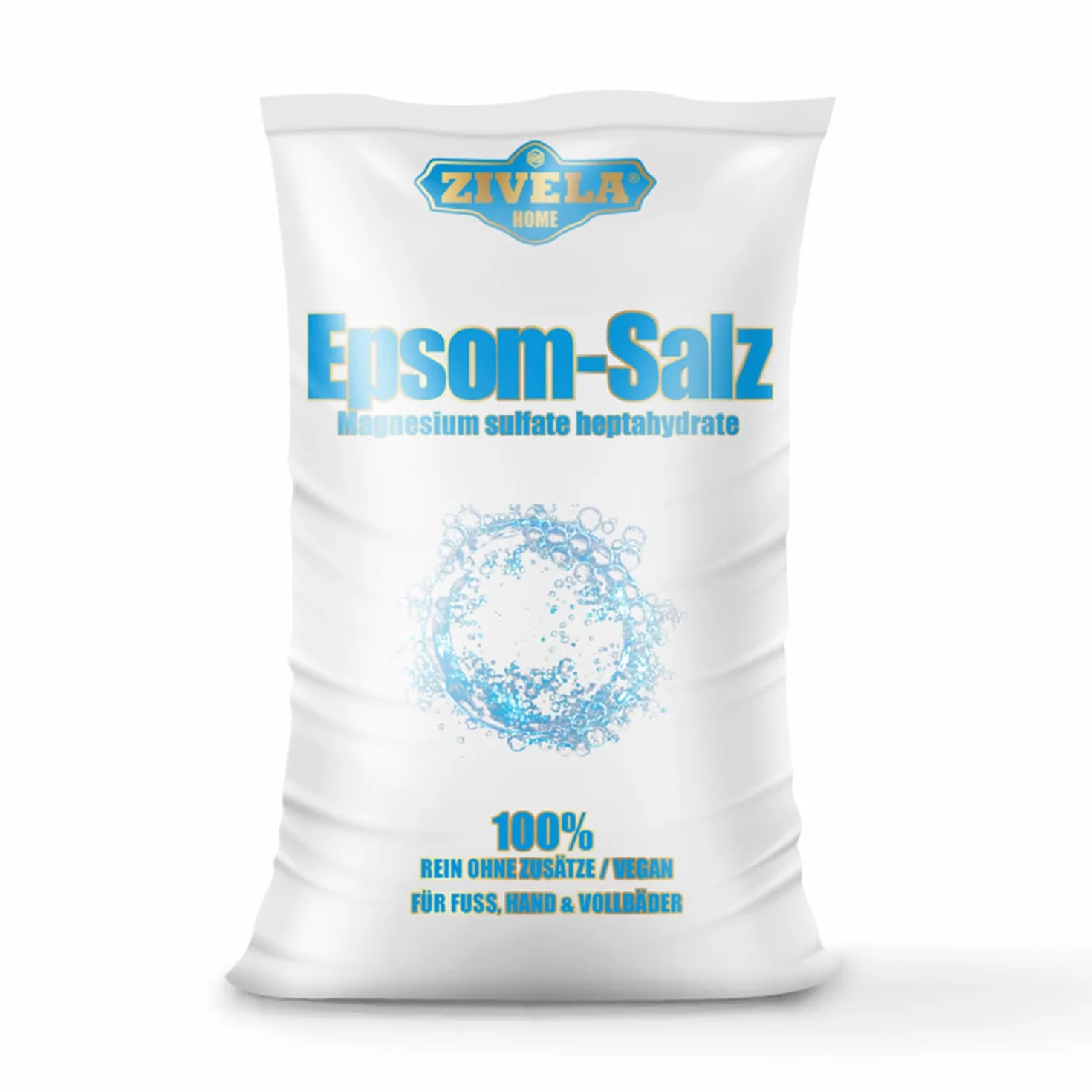 Epsom Sal de baño de 10 kg, 10 kg, Sales de Epsom de Epsom, sulfato de magnesio, calidad farmacéutica, 100% pura, sal natural