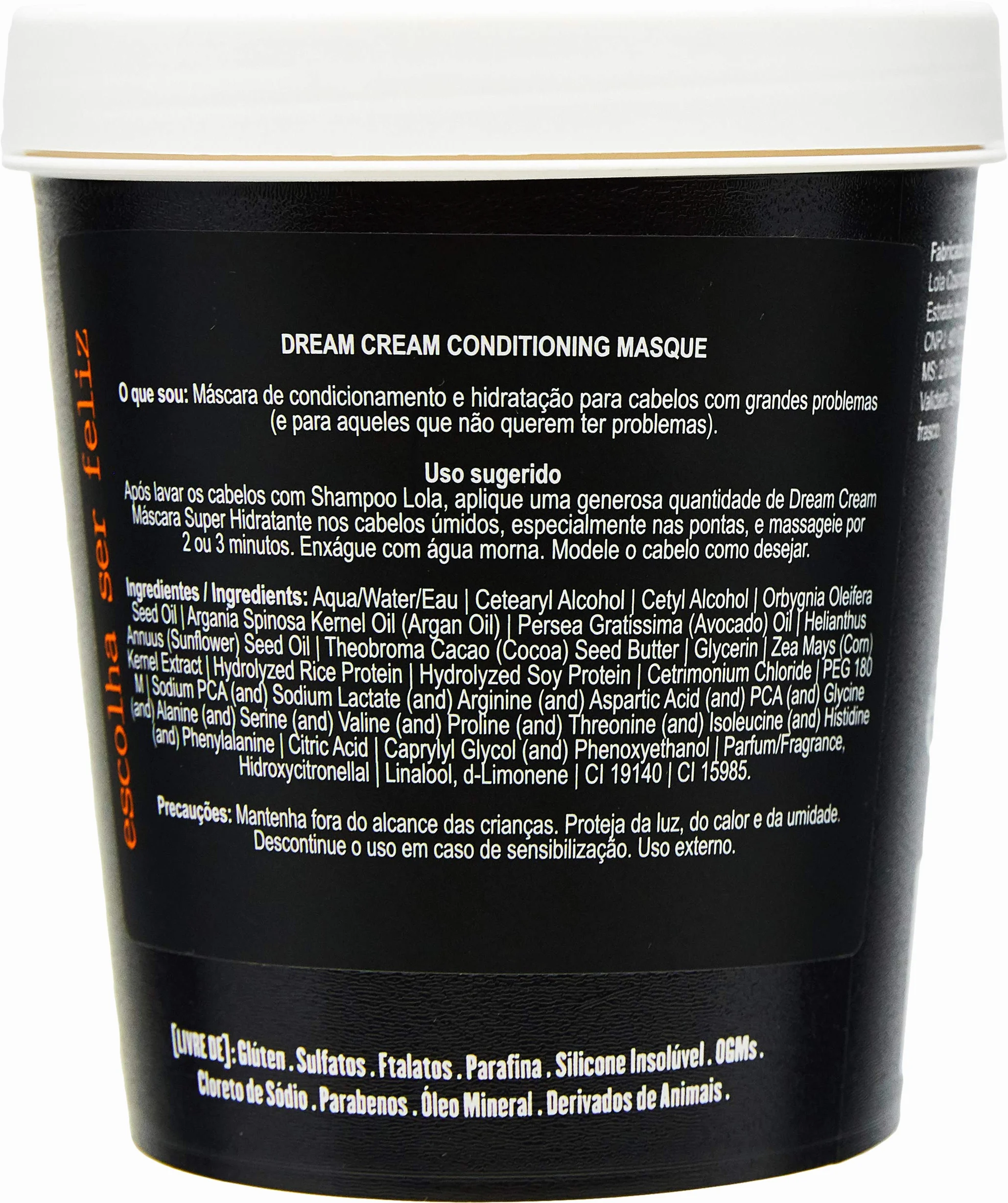 Lola Cosmetics DREAM CREAM MÁSCARA 450G