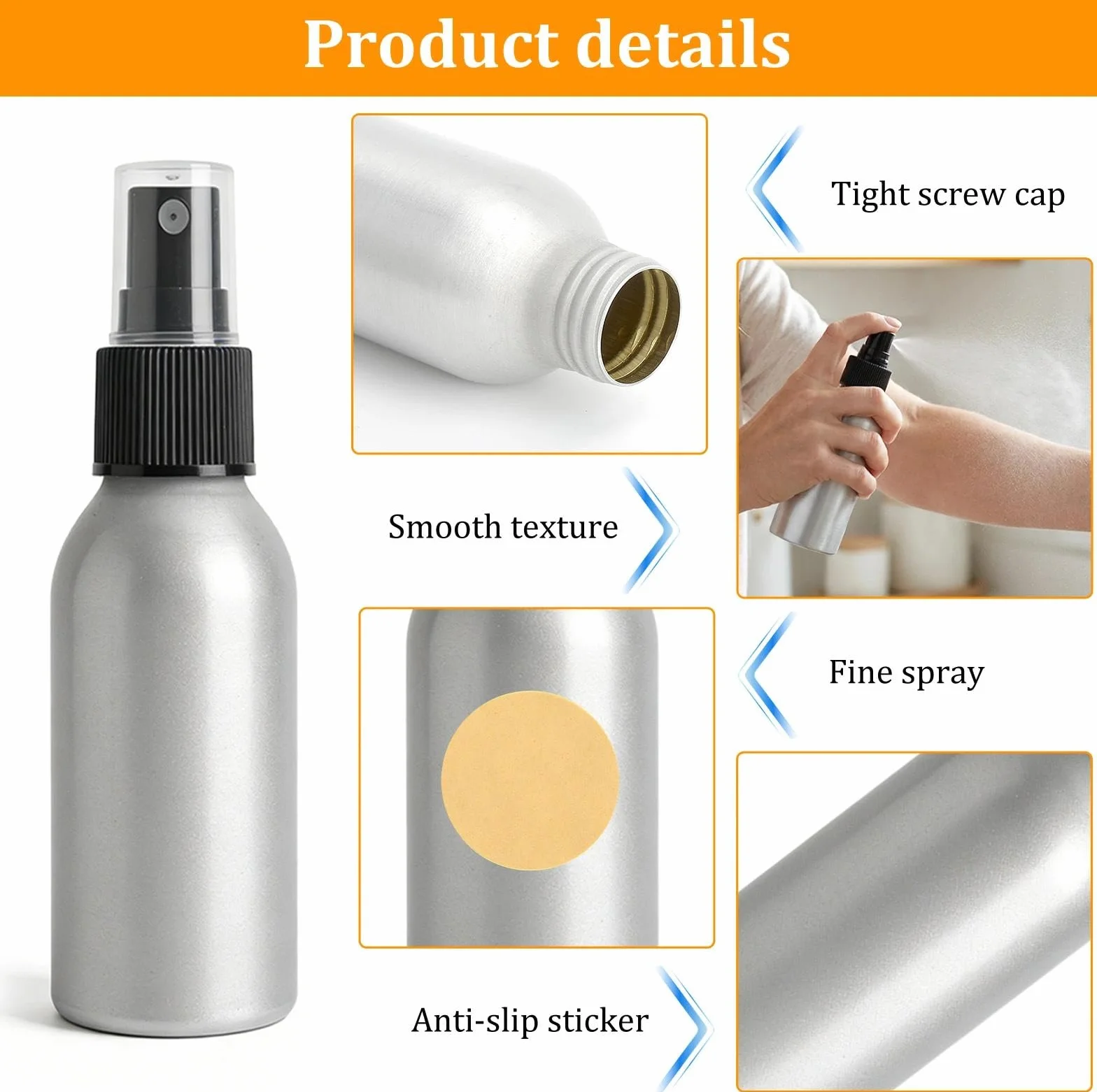 Pulverizador Agua 100 Ml Botella Atomizador Pequeña Niebla Fina Multiusos