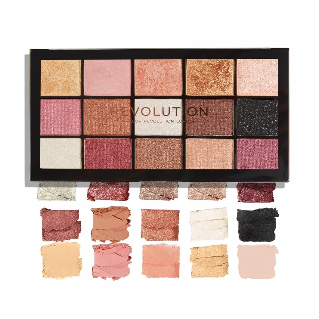 Makeup Revolution Paleta de sombras de ojos Reloaded Affection 15 sombras 16,5 g