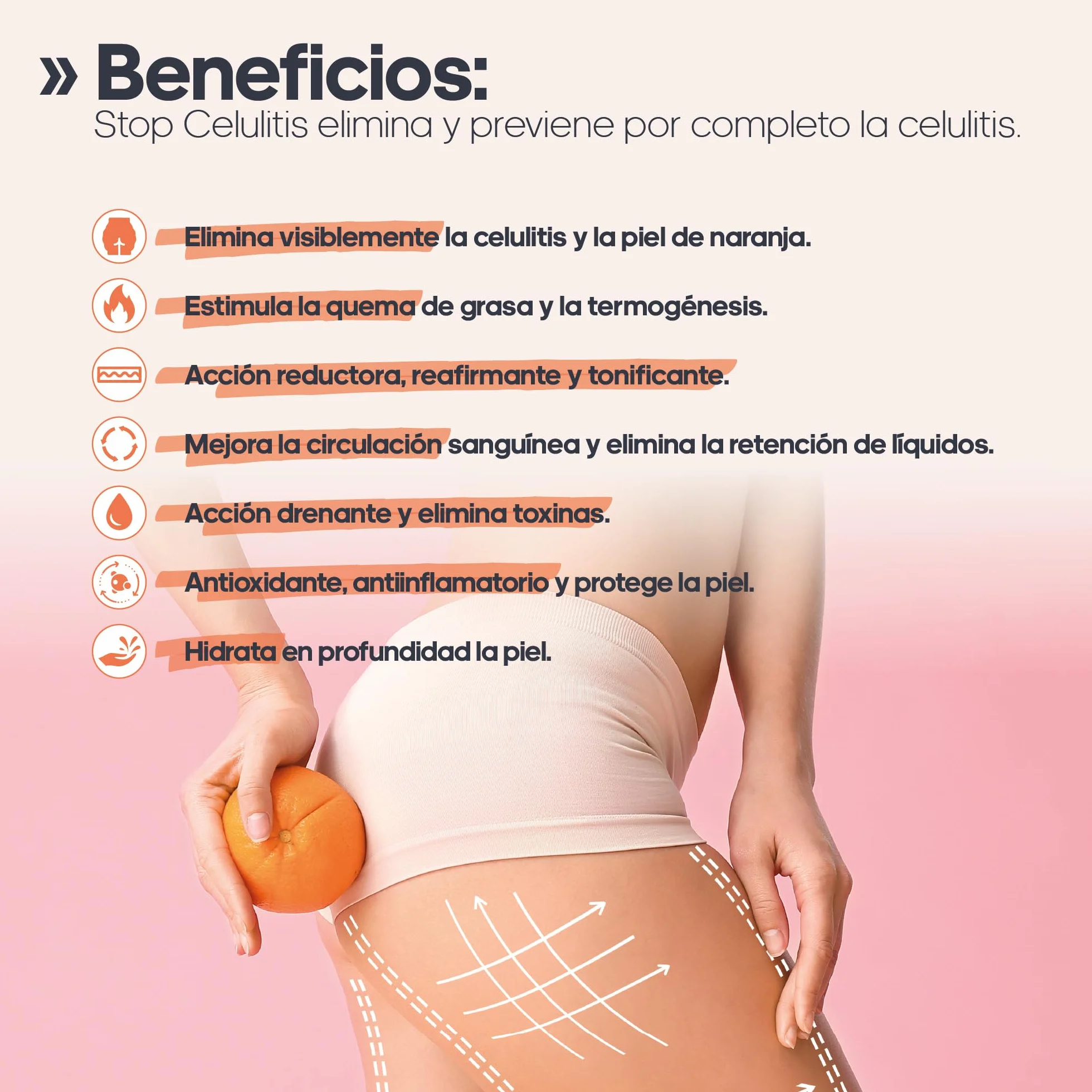 Cápsulas anticelulíticas CLA L-Carnitina Ginkgo Biloba 100U tonificantes reafirmantes