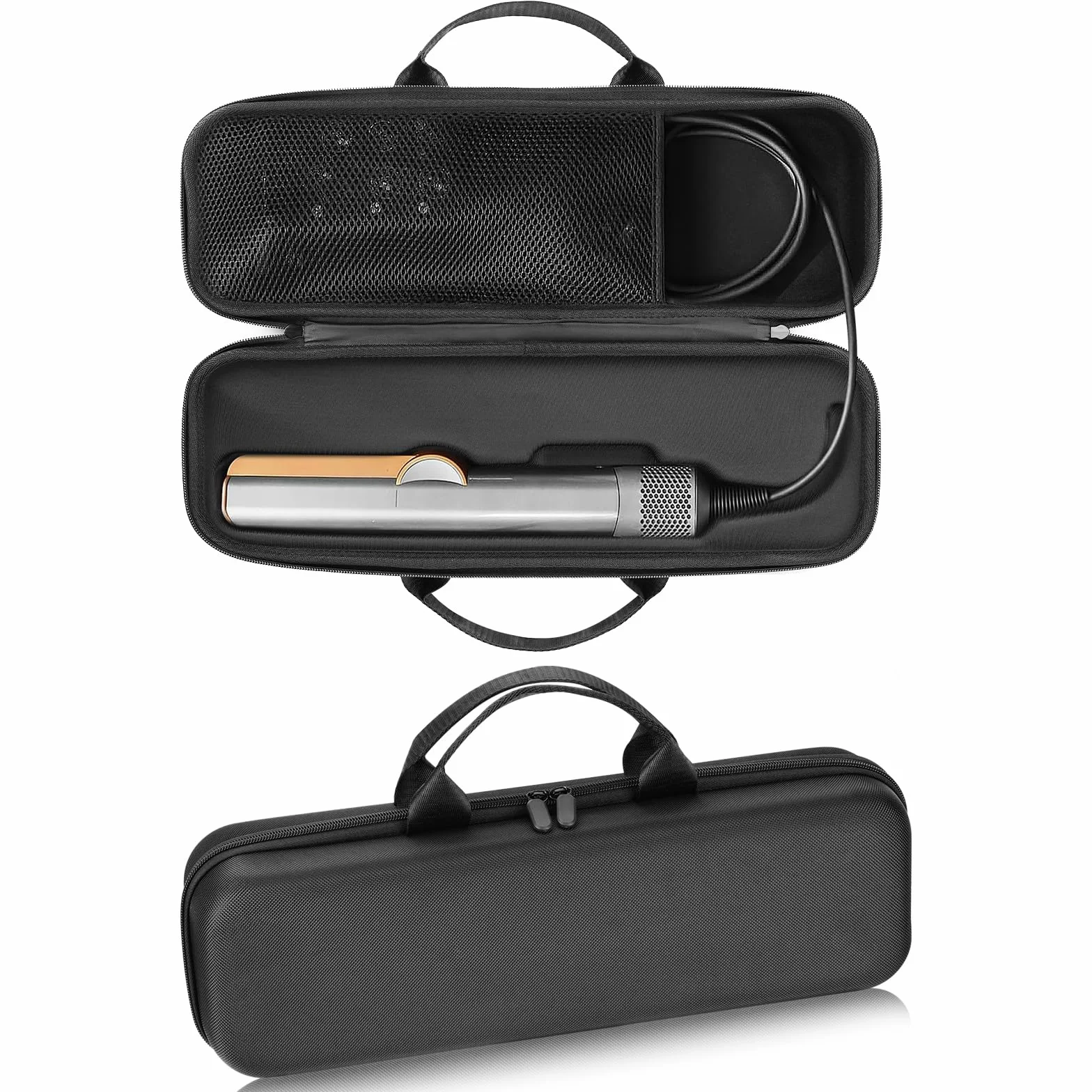 POFIBO Funda Rígida de Viaje para Dysons Airstrait HT01 - Bolsa de Viaje Portátil a Prueba de Golpes, Funda Protectora Portátil para la Plancha de Pelo para Dysons Airstrait