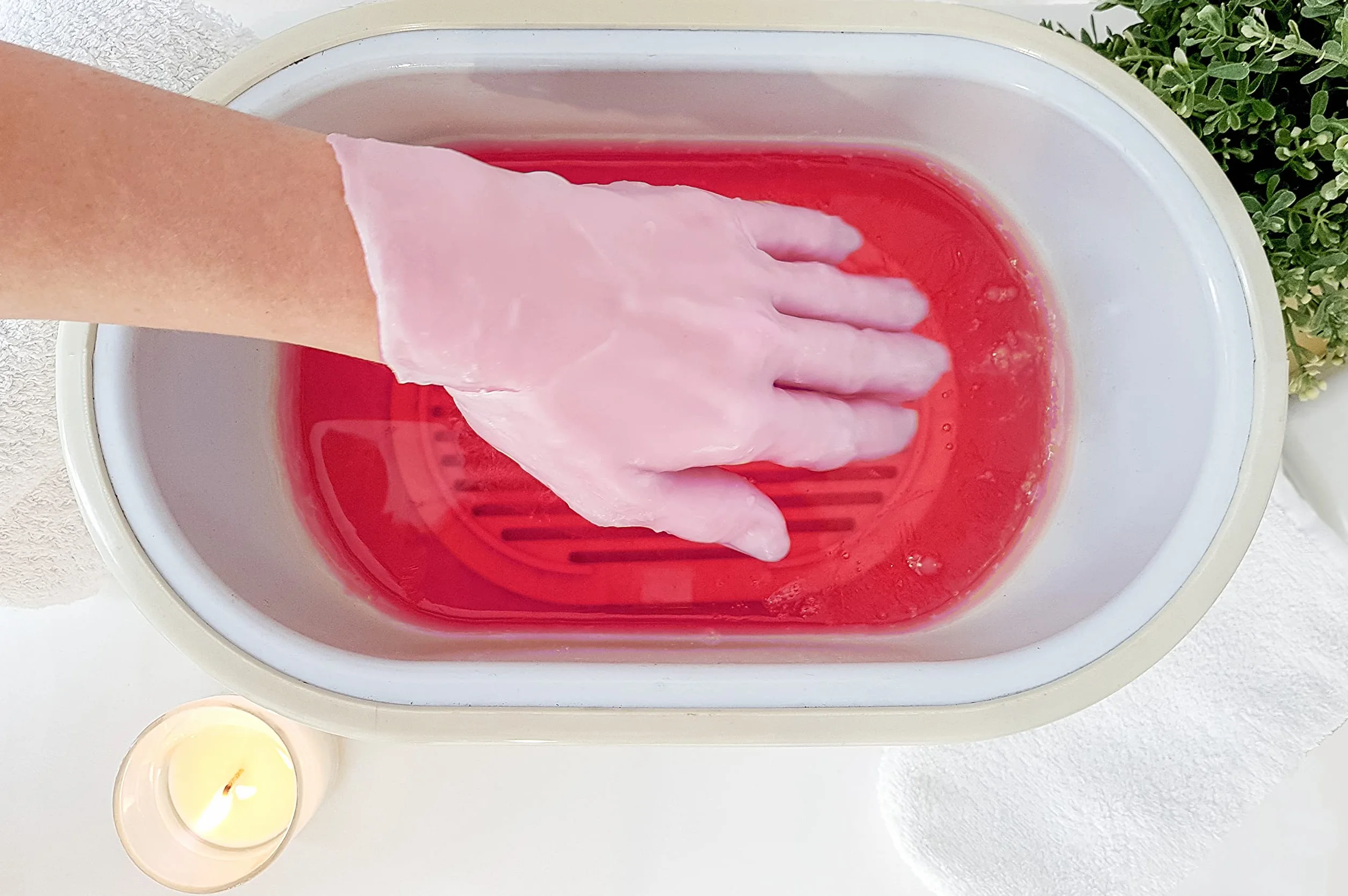 SELAS Parafina de Rosa Mosqueta 1300ml (980g) Cera Caliente Profesional para Tratamientos Terapéuticos y Estéticos