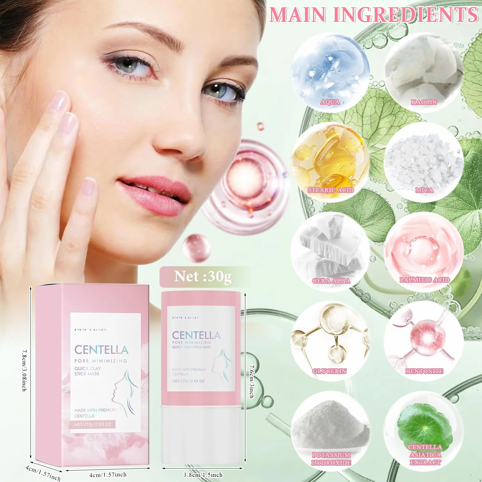 Centella Kit: Cleansing Oil + Stick Mask, Aceite Limpiador Facial Desmaquillante