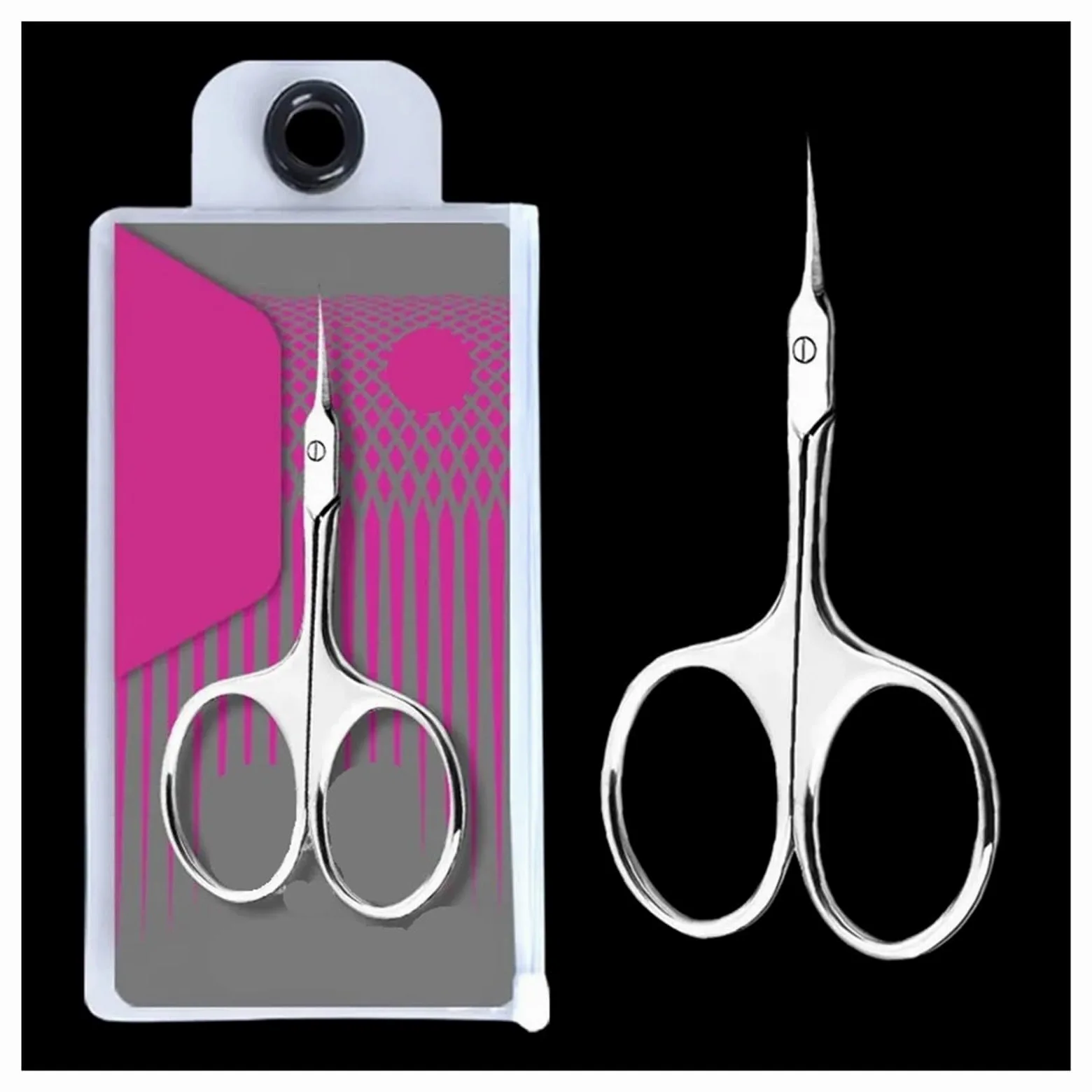 Tijeras Profesionales for cutículas, cortauñas de Acero Inoxidable ultraafiladas for manicura, eliminación de Piel Muerta, Cuidado de uñas, Pinzas y empujador.