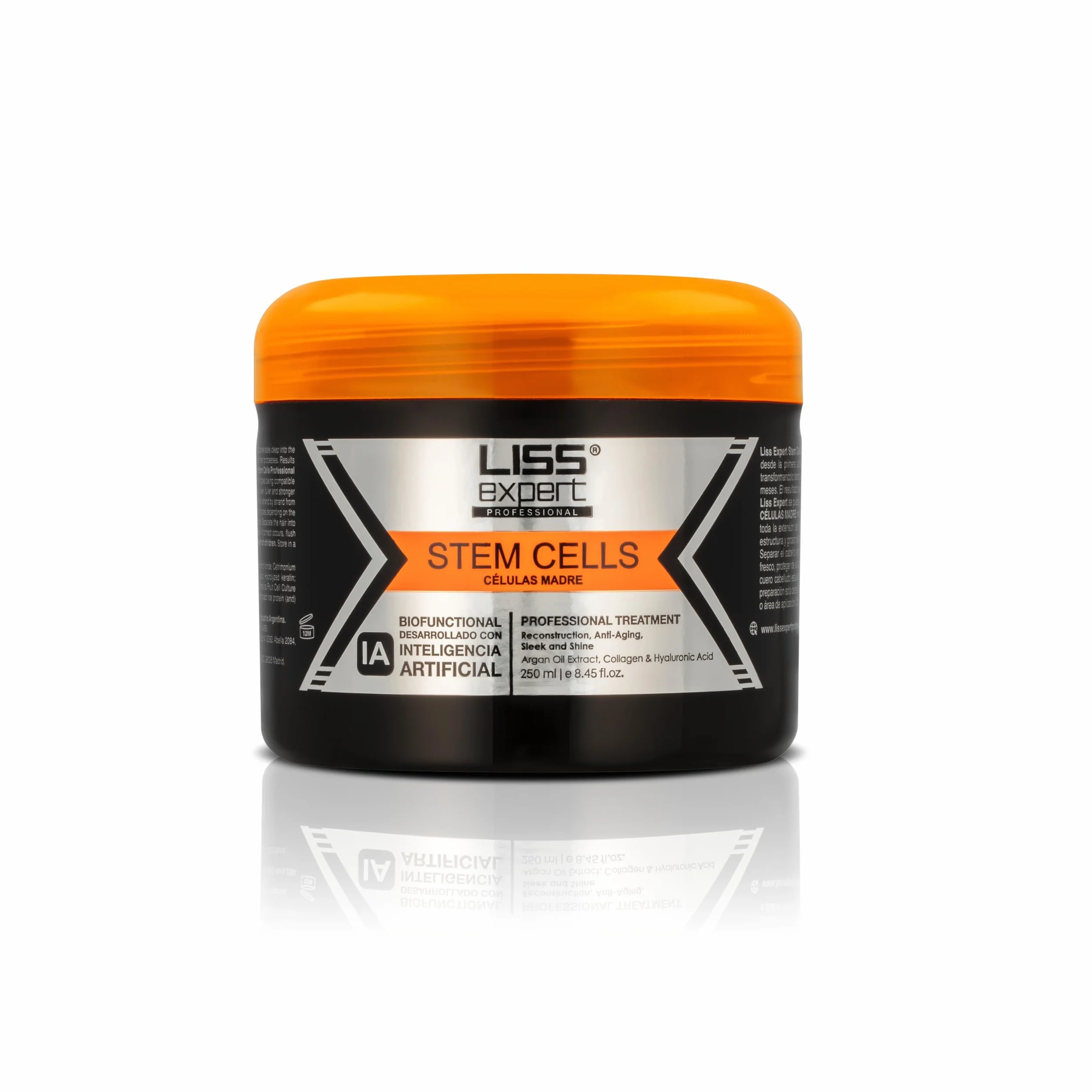 Liss Expert Professional Tratamiento Alisador con Células Madre, Keratina Orgánica y Aceite de Argán
