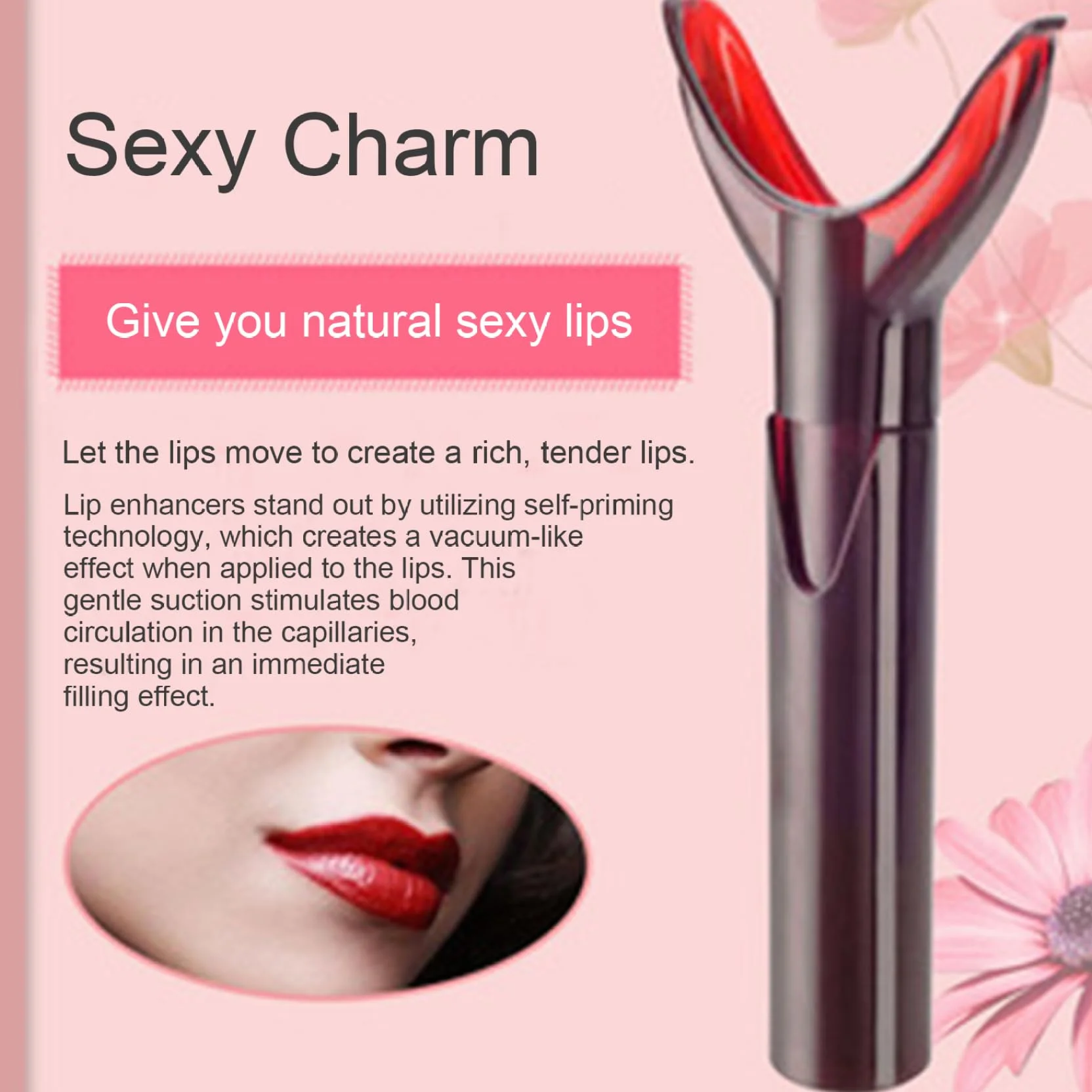Dispositivo de aumento de labios de succión automática, herramienta portátil de masaje manual