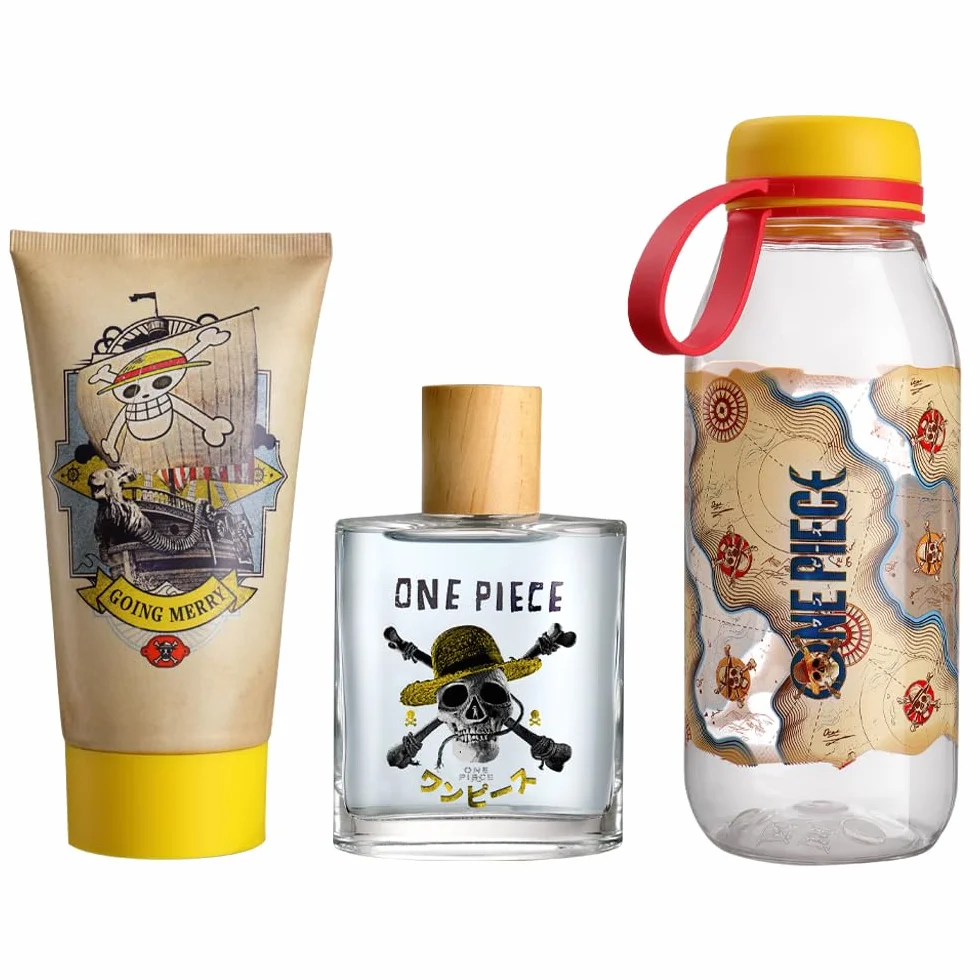 One Piece Estuche EDT 100 ml Gel de Ducha 150 ml Botella de agua