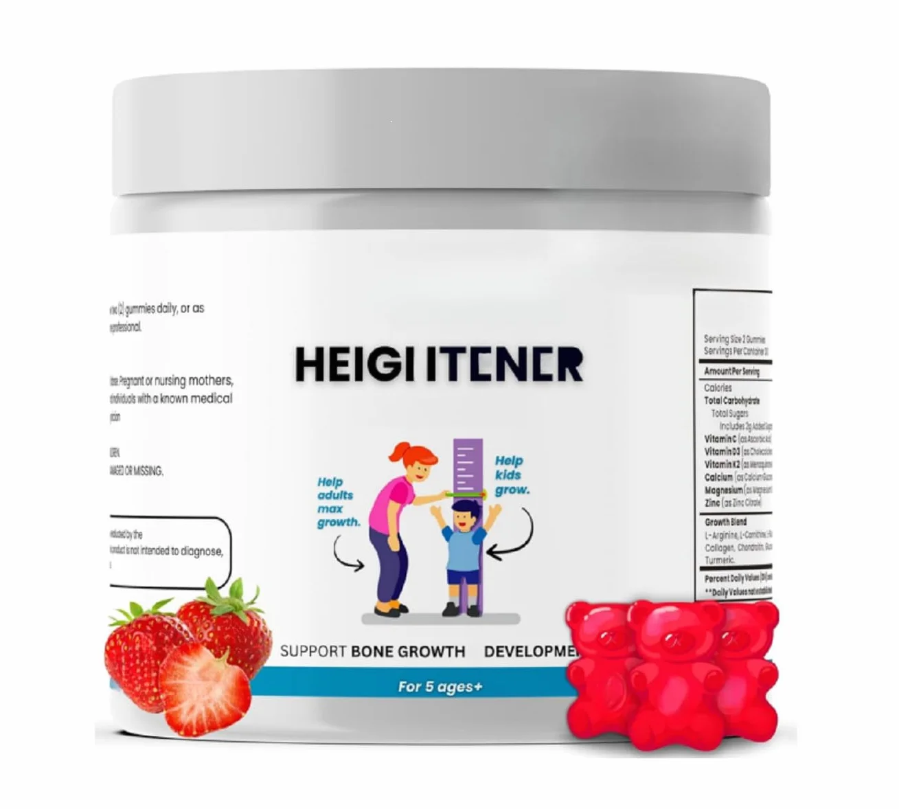 Height Boost: promueve el crecimiento natural en altura en adolescentes y adultos
