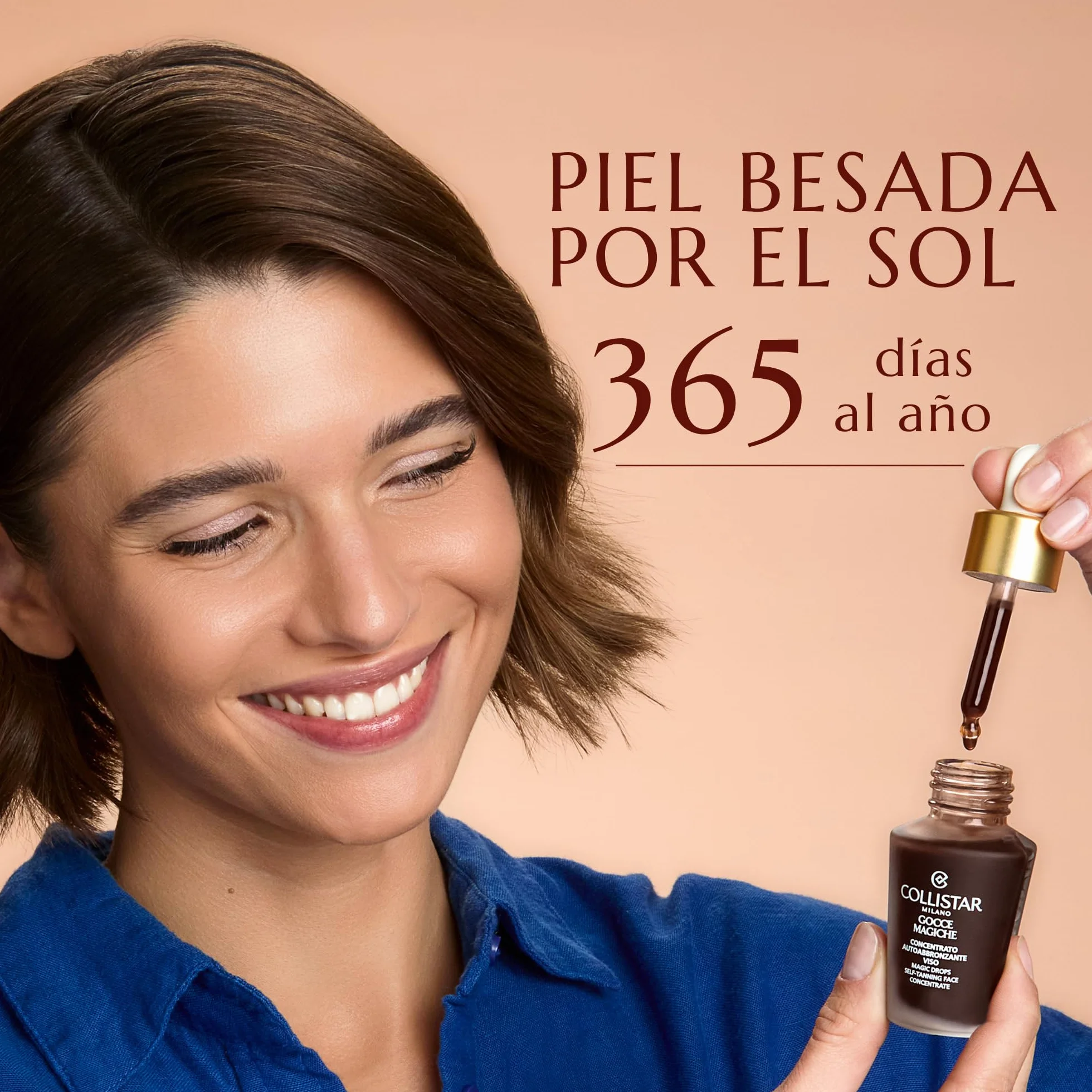 Collistar Gotas Mágicas Rostro Concentrado Autobronceador Efecto Rápido Bronceado Intenso 30 ml