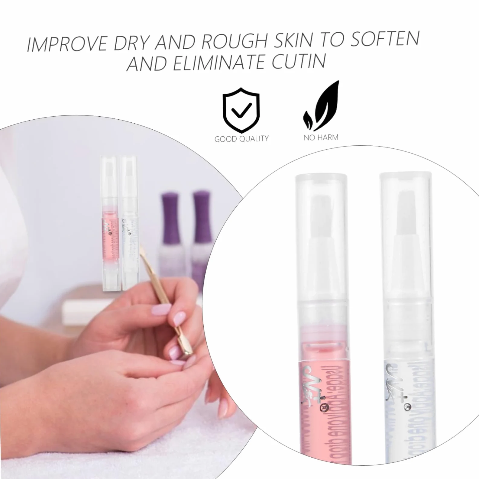 3 Series Bolígrafo Nutrir Hidratar Manicura Pluma De Aceite Lápiz De Nutrición De Uñas Clavo Aceite Esencial Para Uñas Aceite Nutritivo Para Cutículas 8 Piezas X 3
