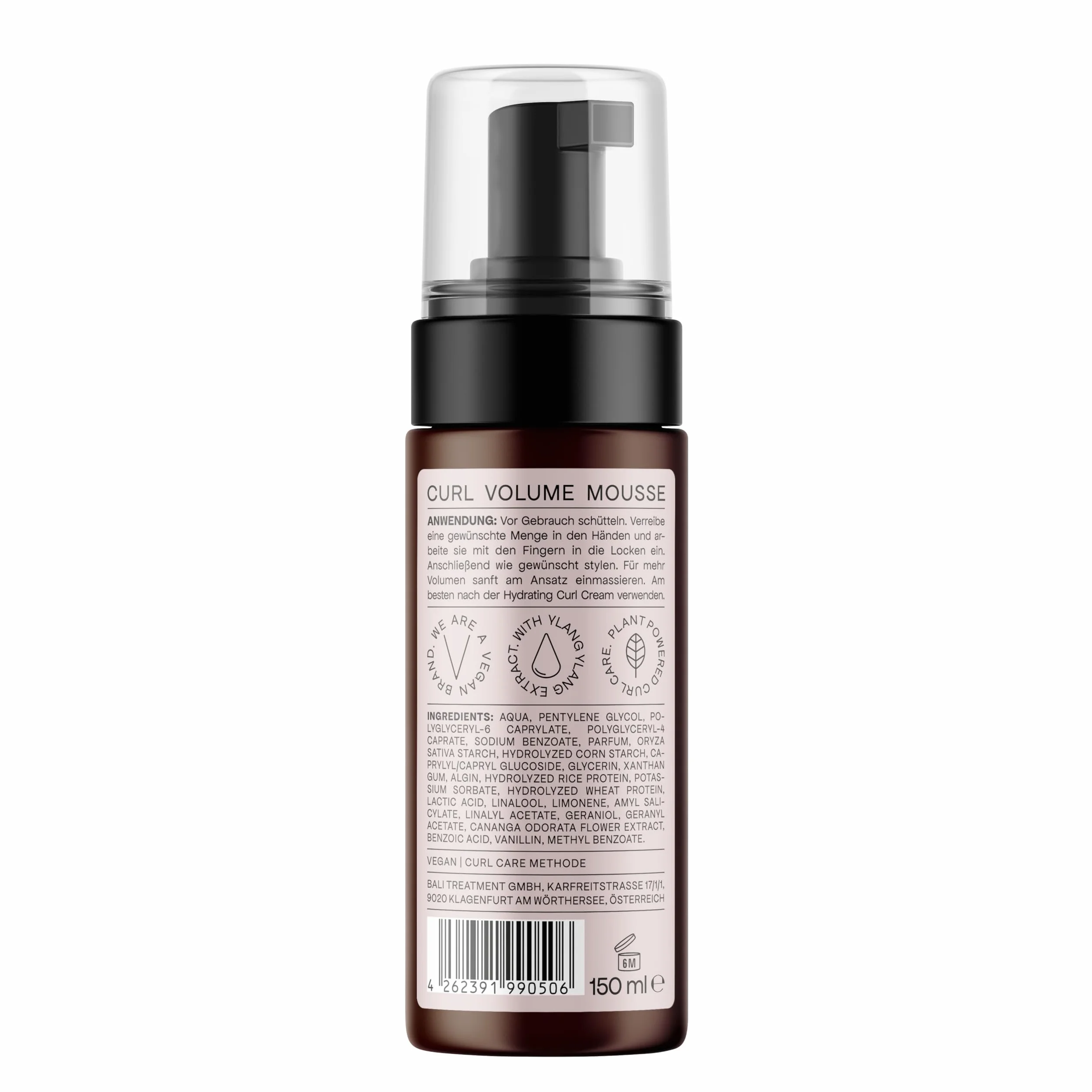 BALI CURLS Volume Foam Espuma para rizos ligeros 150 ml