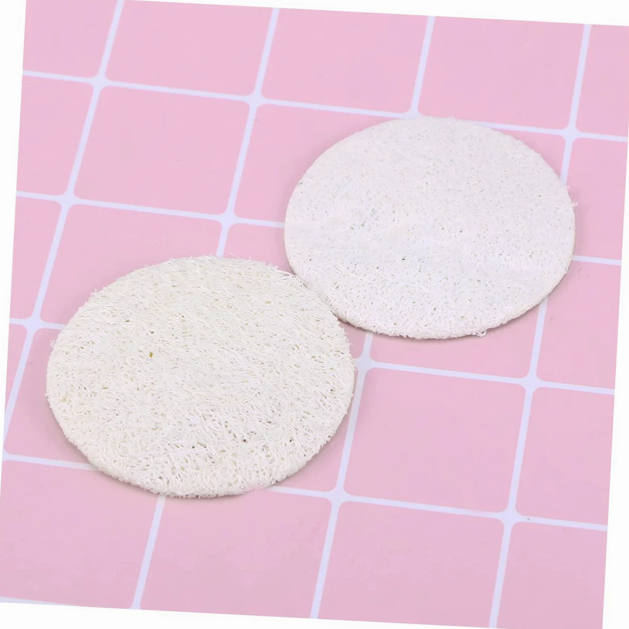 Beaupretty 500piezas Esponjas Exfoliantes De Luffa Reutilizables Para Desmaquillado y Cuidado Facial Paquete De Unidades Suaves y Ecológicas Para Limpieza Profunda y Eliminación De
