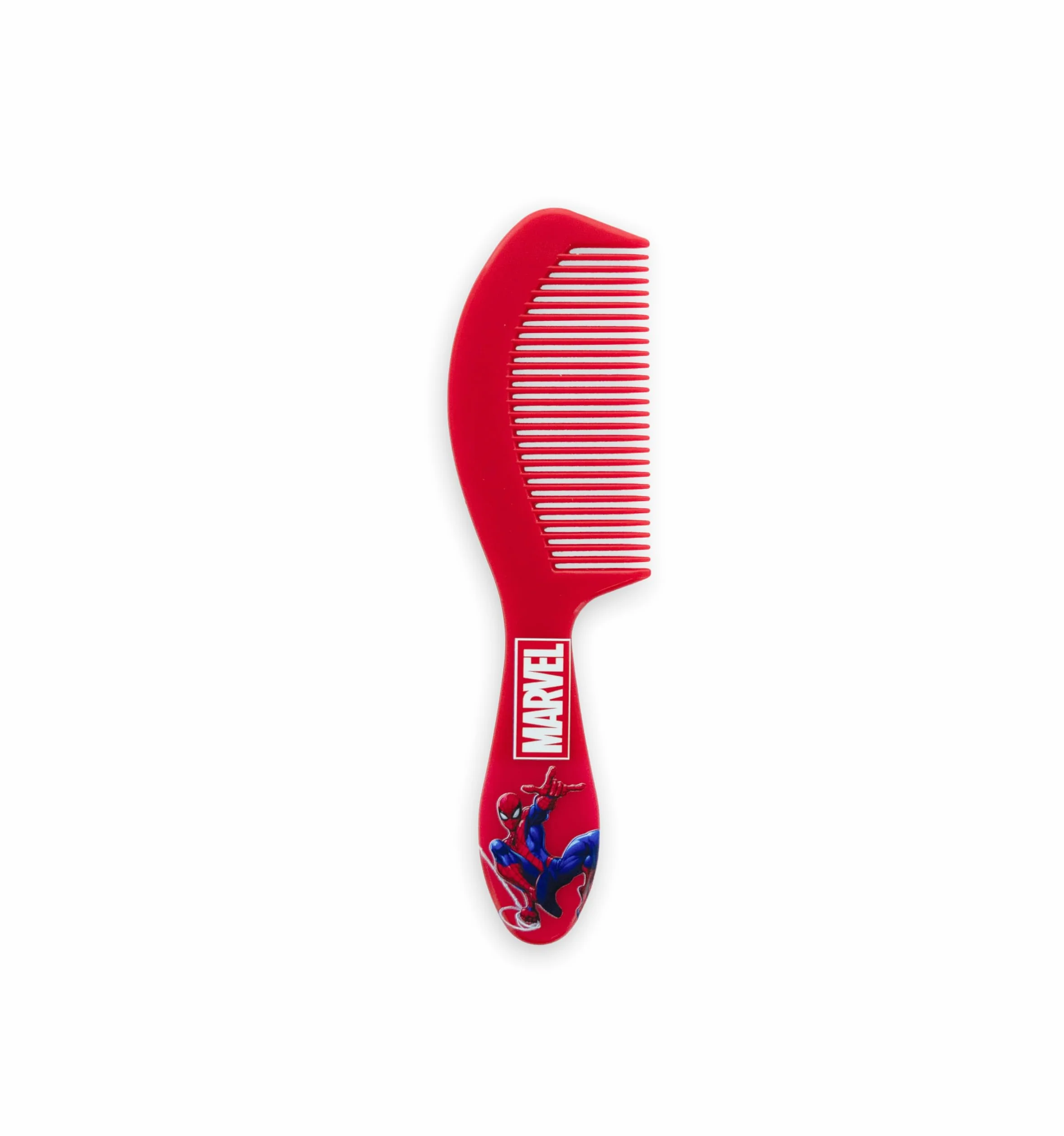 MARVEL Spider-Man Peine Desenreda Cabello Accesorio Oficial Mango Ergonómico