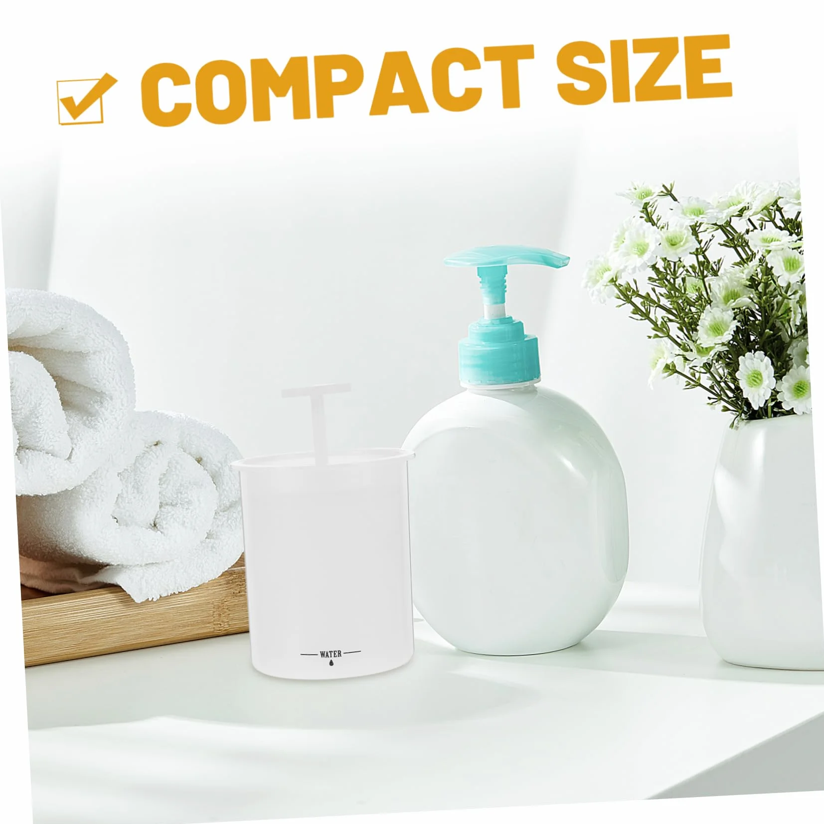 FOMIYES Generador de Espuma Facial 2 Piezas Tamaño Compacto Ahorro de Jabón