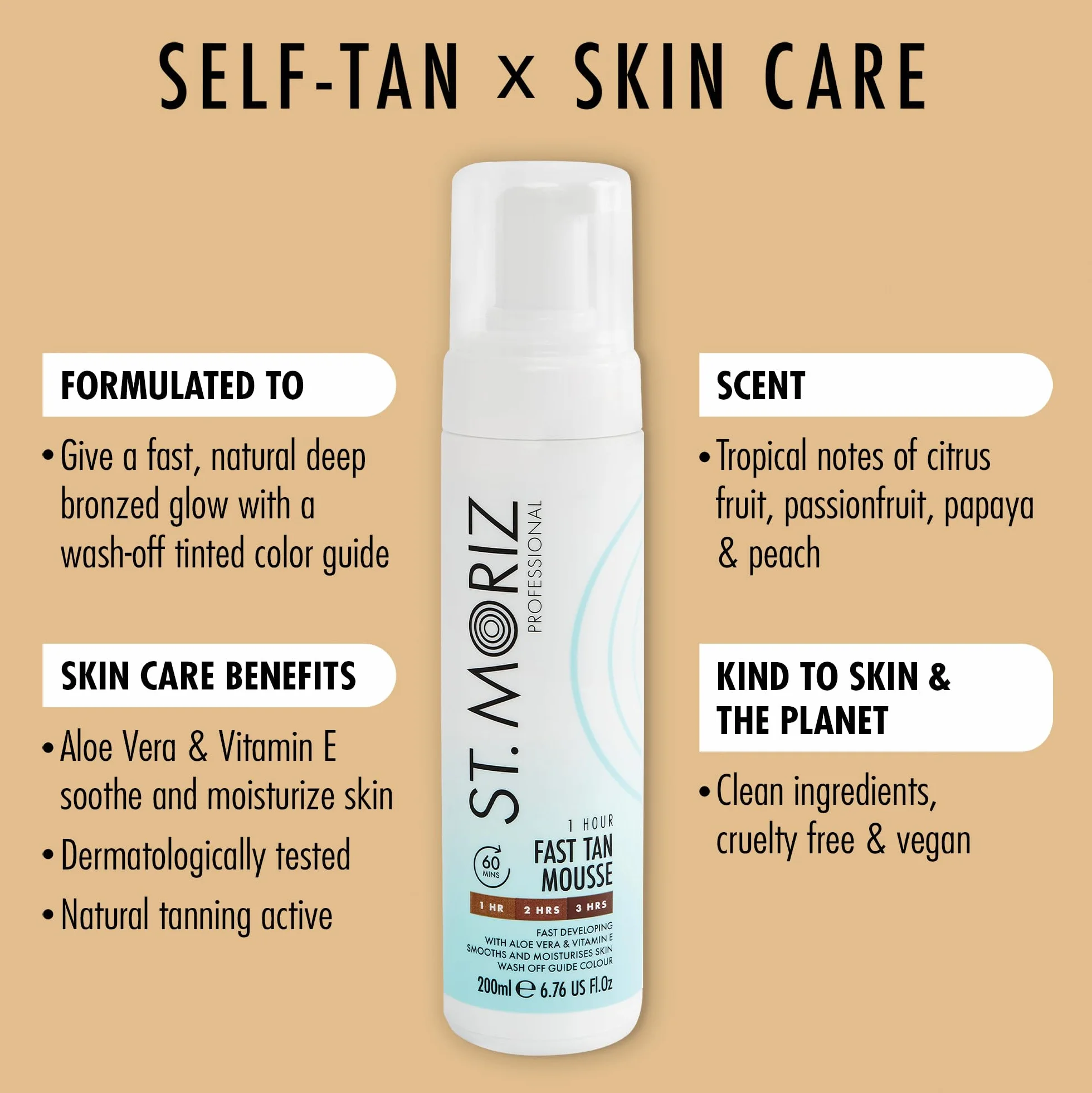 St Moriz Autobronceador Mousse Rápido 200 ml