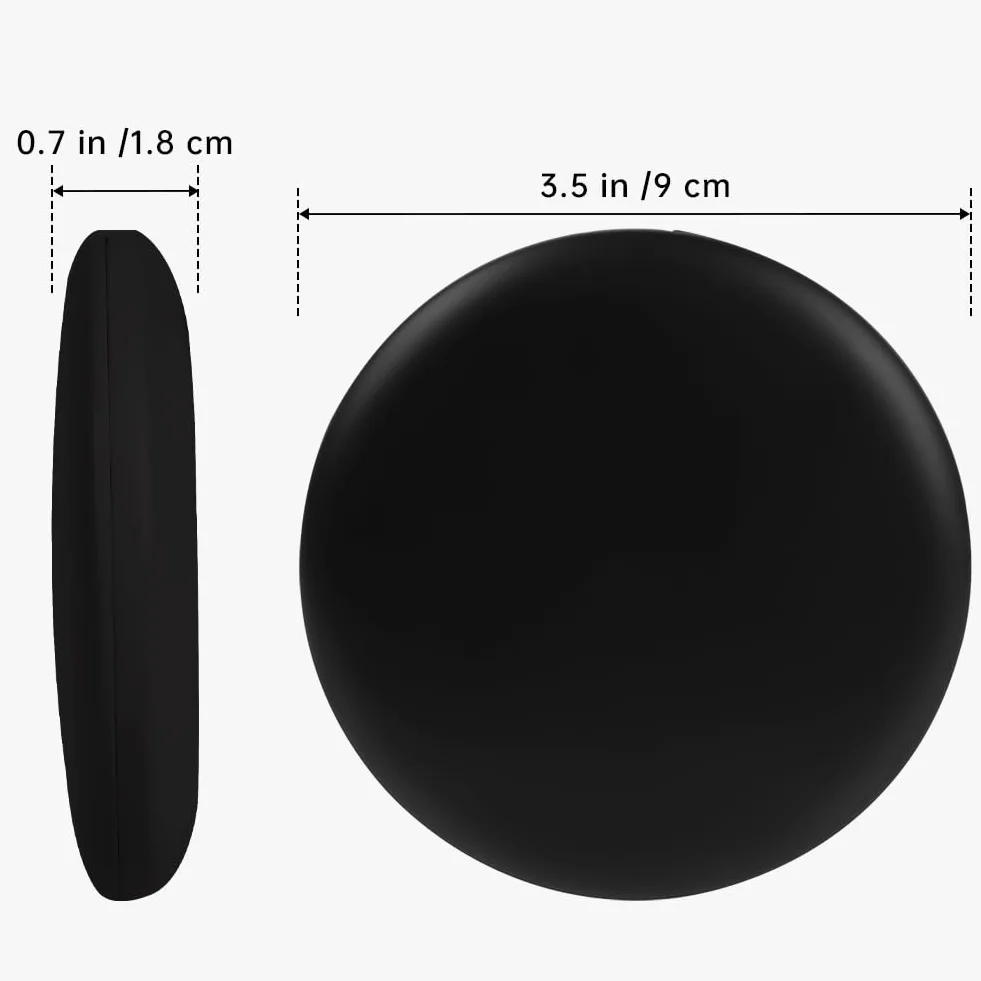 Mini Espejo de Maquillaje LED Plegable Recargable por Type-C Compacto con Aumento 1X/10X