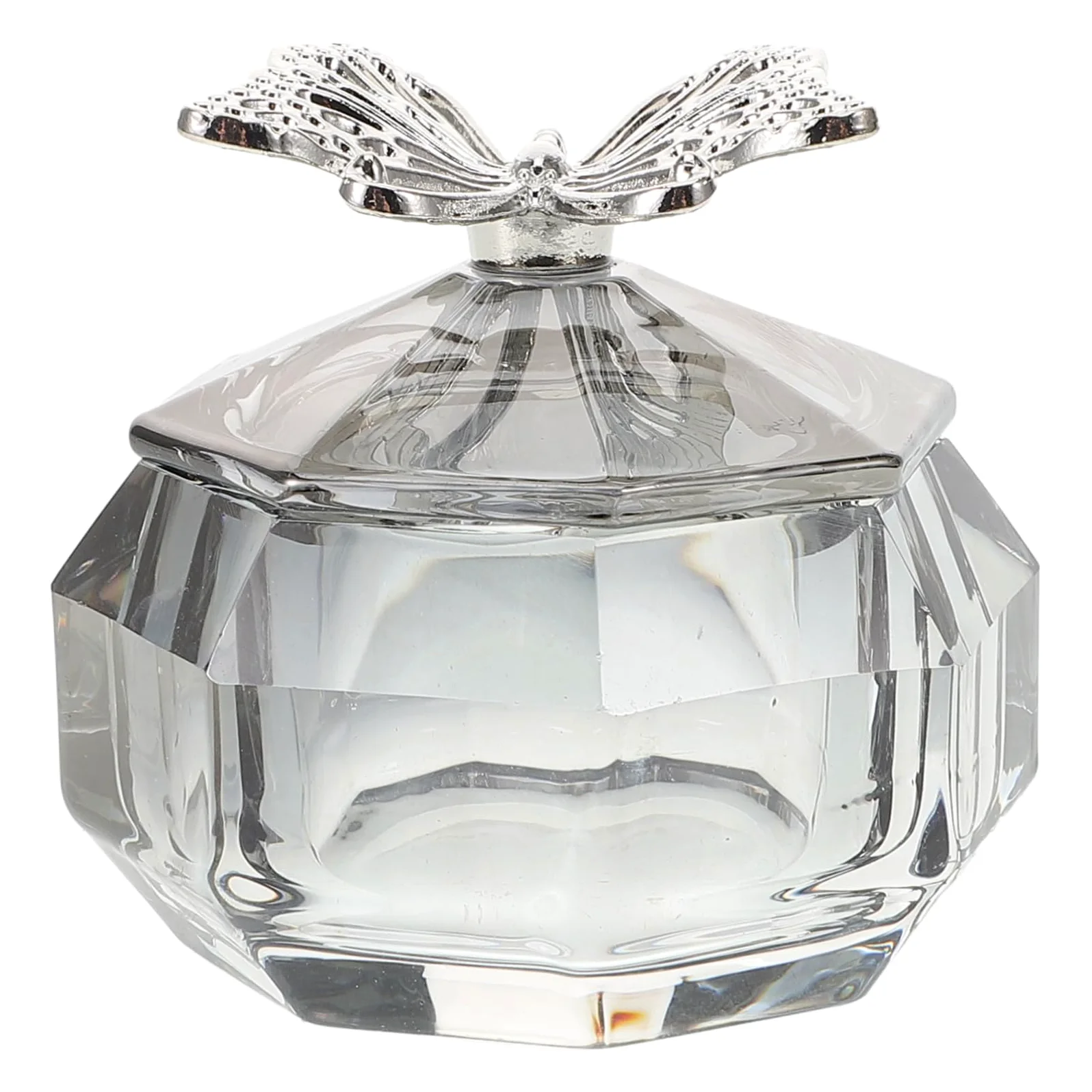 minkissy 5 Piezas Copa de Taza de de cristal Taza de manicura de cristal herramientas de manicura decoración de plato decorativo para con tapas vaso de vidrio para