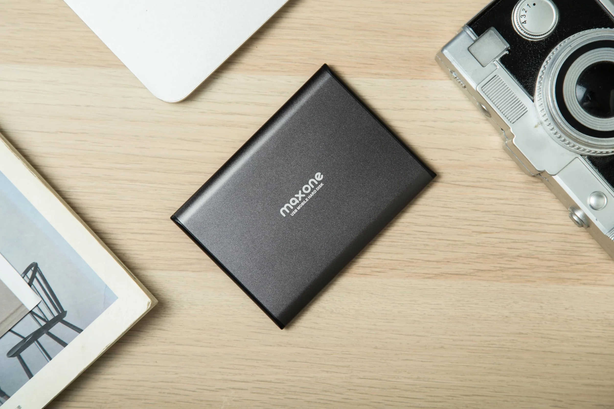 Maxone Disco Duro Externo 500GB 2.5" USB 3.0 HDD Portátil Gris