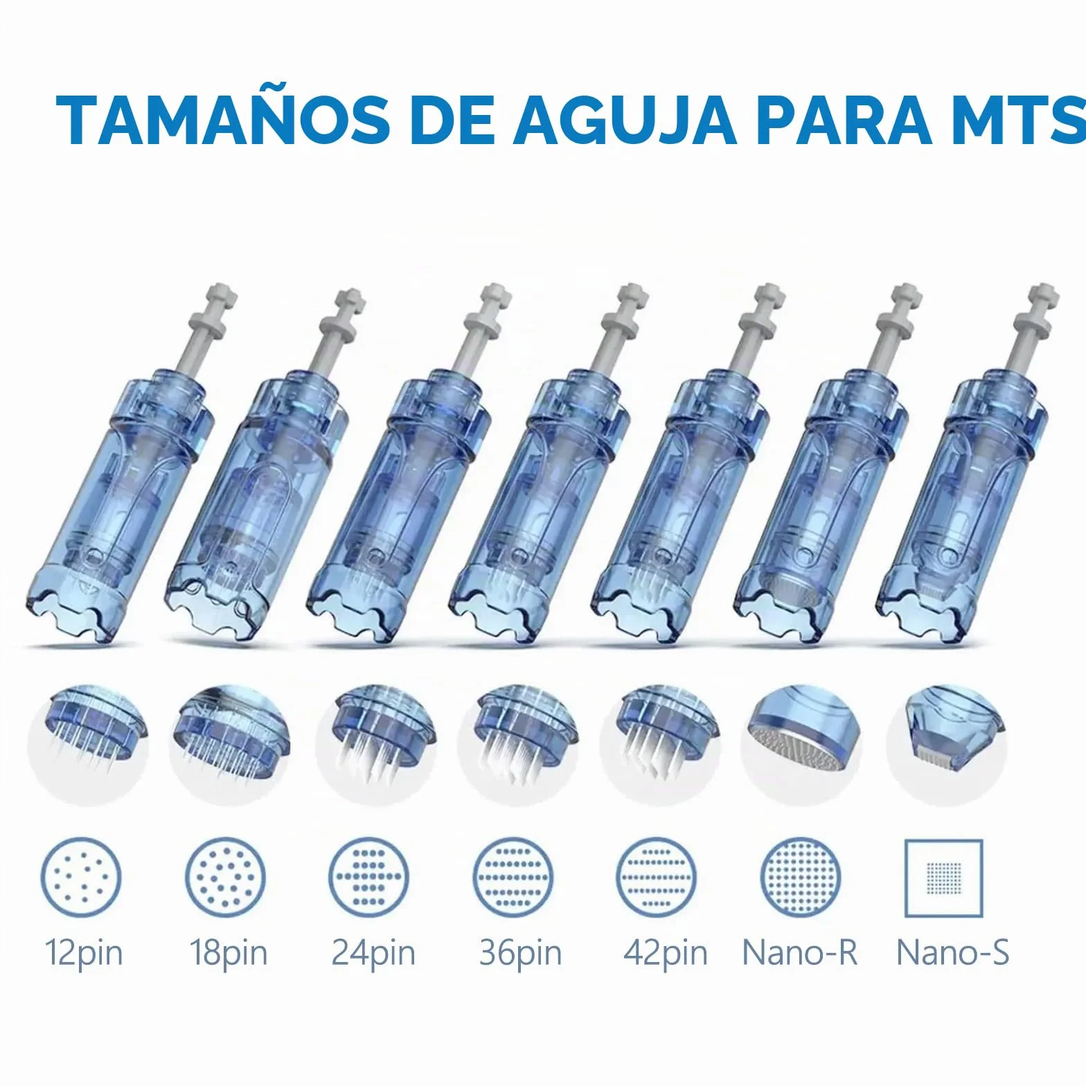 Dr. Pen 36 Pin Agujas de Repuesto 15Pcs para Microneedling A11 A9 M8S A8S