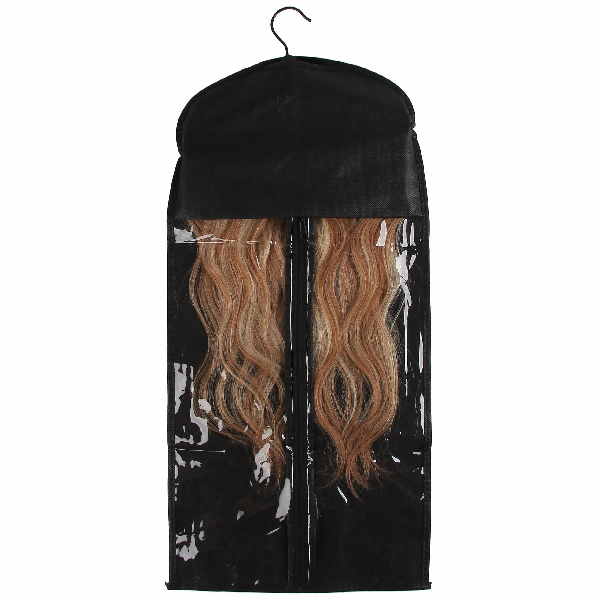 Bolsa Almacenamiento de Peluca con Colgador Portátil Organizador