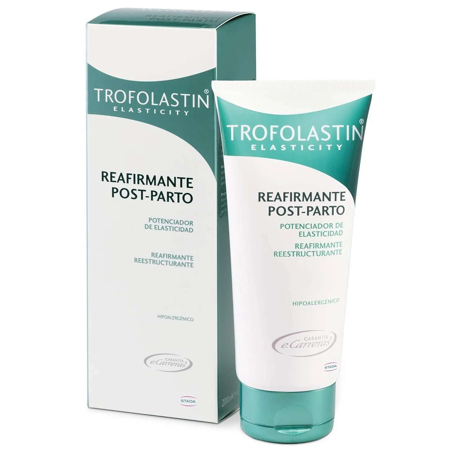 Trofolastin Crema Reafirmante Postparto con Colágeno y Centella Asiática, 200ml