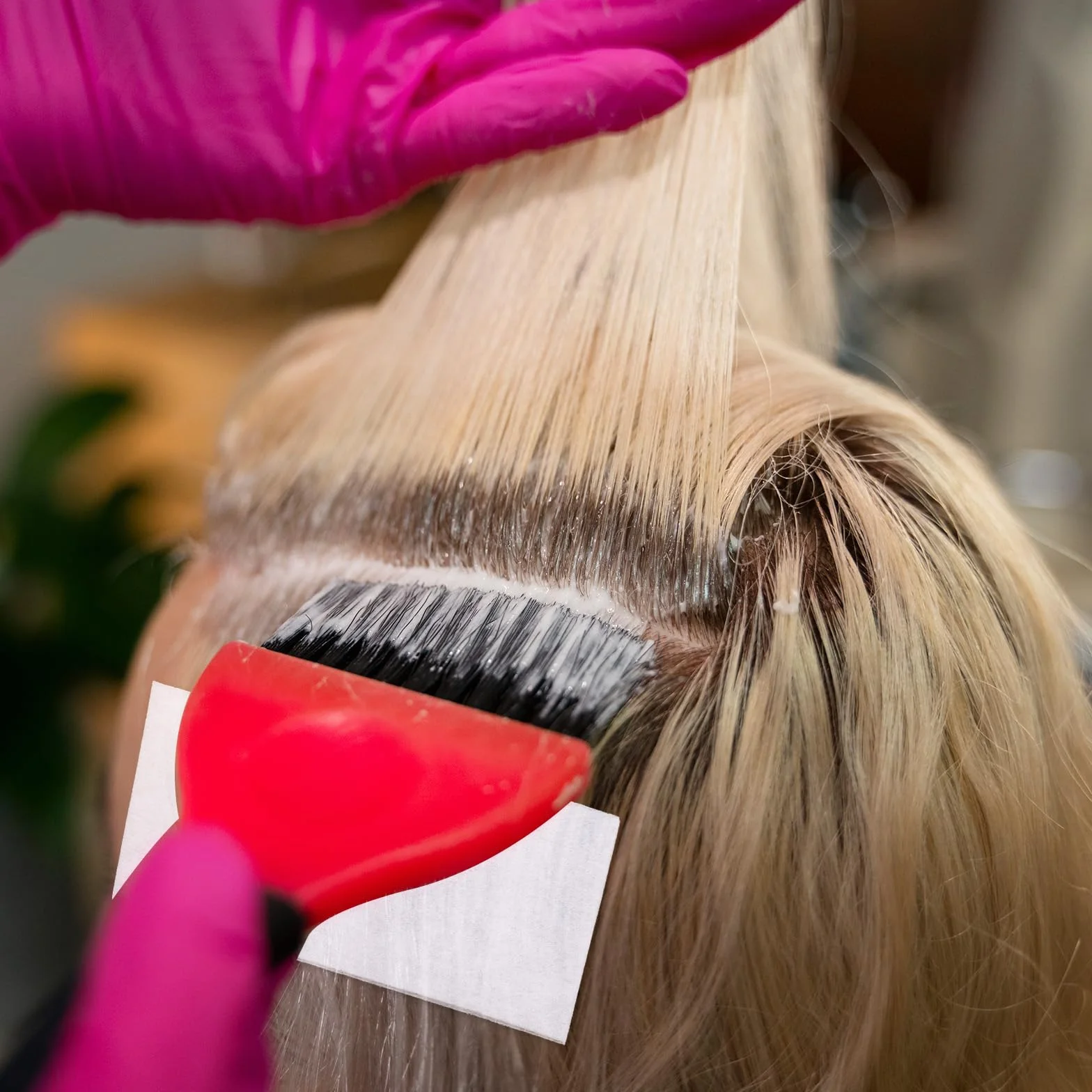 Papel Permanente para el Cabello 100 Piezas 9.4 x 6.3 Pulgadas Reutilizable Resistente al Calor